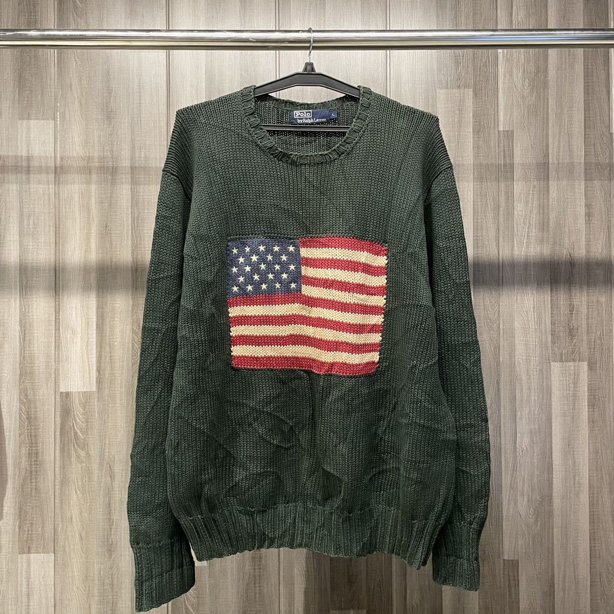 Polo Ralph Lauren Polo Ralph Lauren American Flag Sweater Size US L / EU 52-54 / 3 - 9 Thumbnail