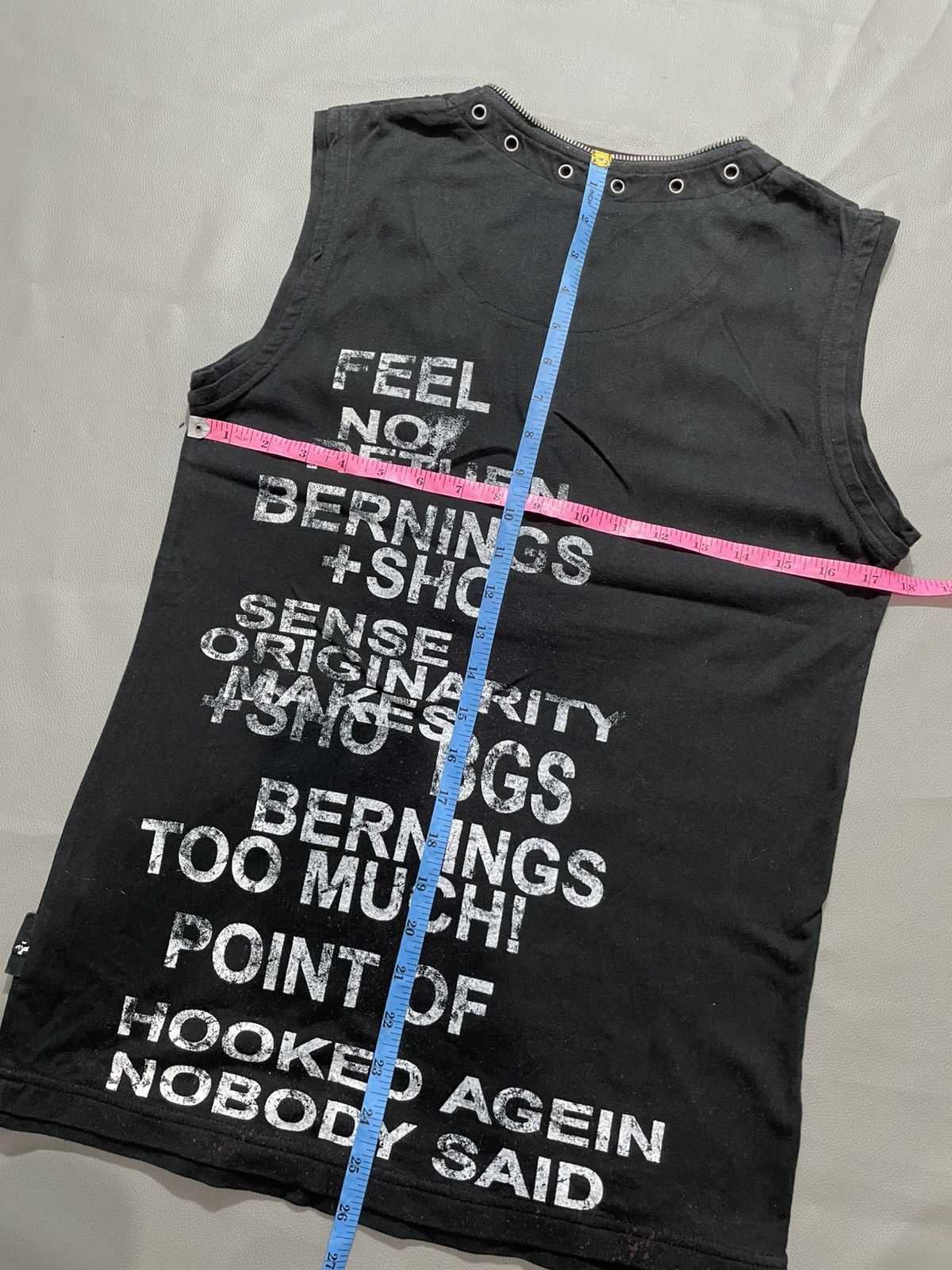 If Six Was Nine Bernings Sho Poem Goth punk Tshirt vkei opium style Size US M / EU 48-50 / 2 - 5 Thumbnail