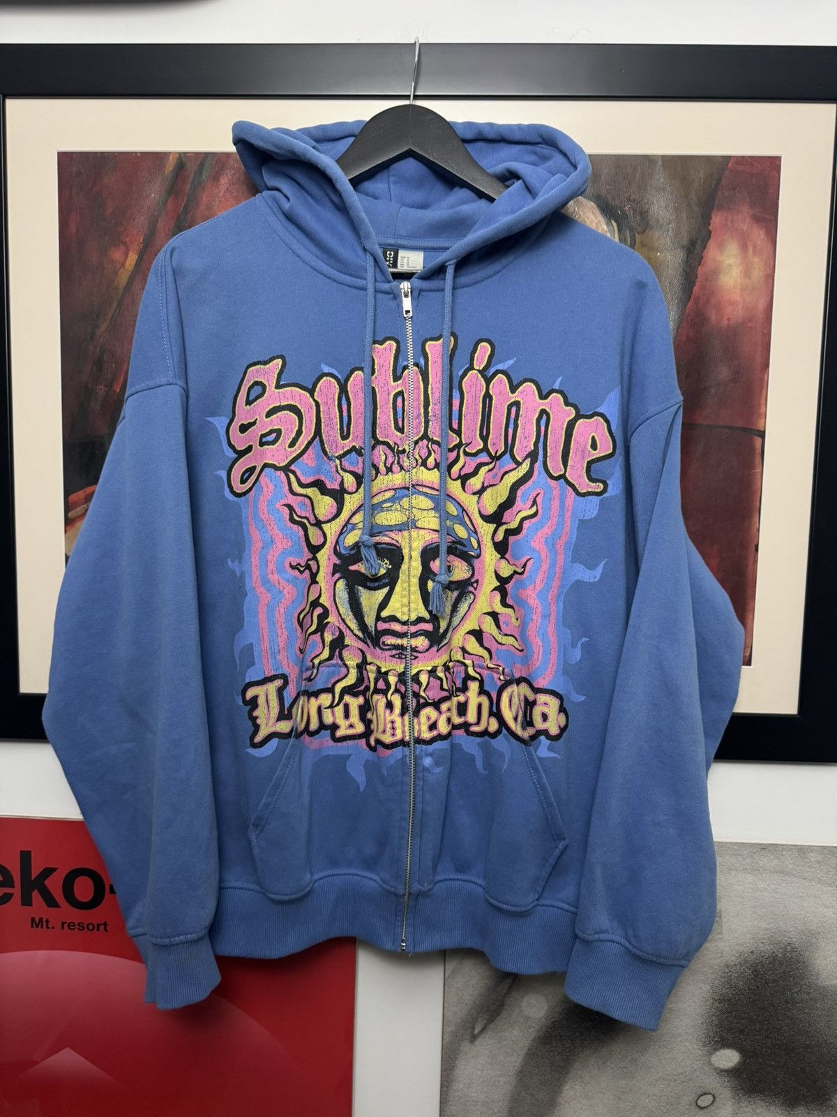 Sublime ☀️Sublime Boxy Fit Zip Graphic Hoodie H&m Punk Band Vintage Size US M / EU 48-50 / 2 - 1 Thumbnail