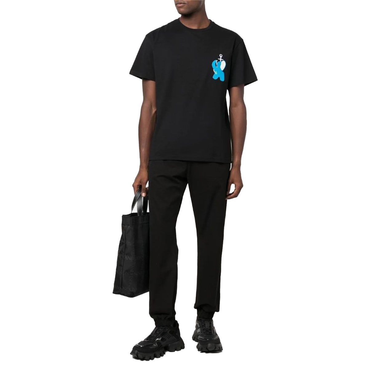 Off-White o1gr1nt0125 Bounce Casual Sweatpants & Joggers in Black Size US 36 / EU 52 - 4 Thumbnail