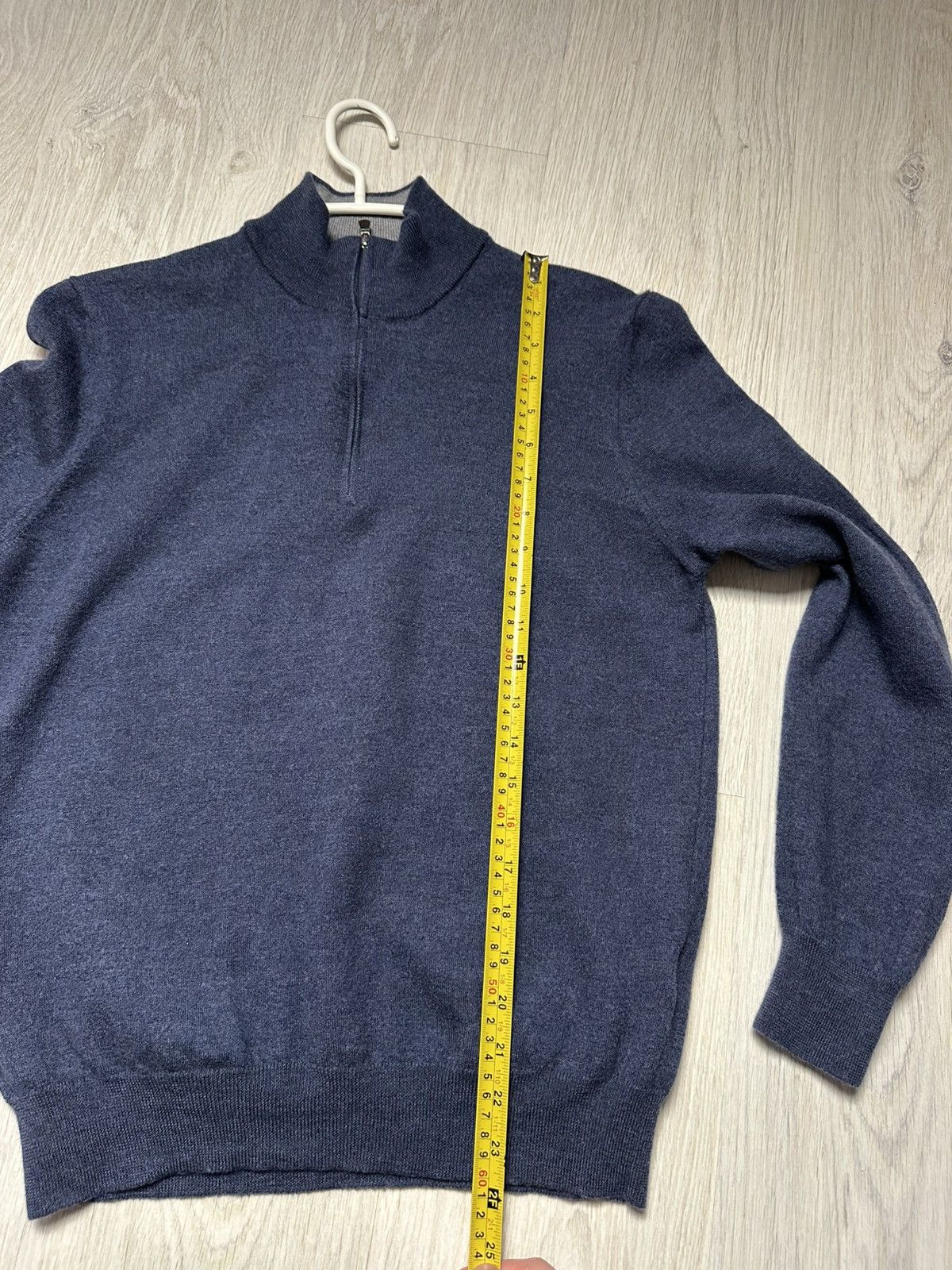Gran Sasso Gran Sasso Wool Lana Wool half zip sweater Size US M / EU 48-50 / 2 - 7 Thumbnail
