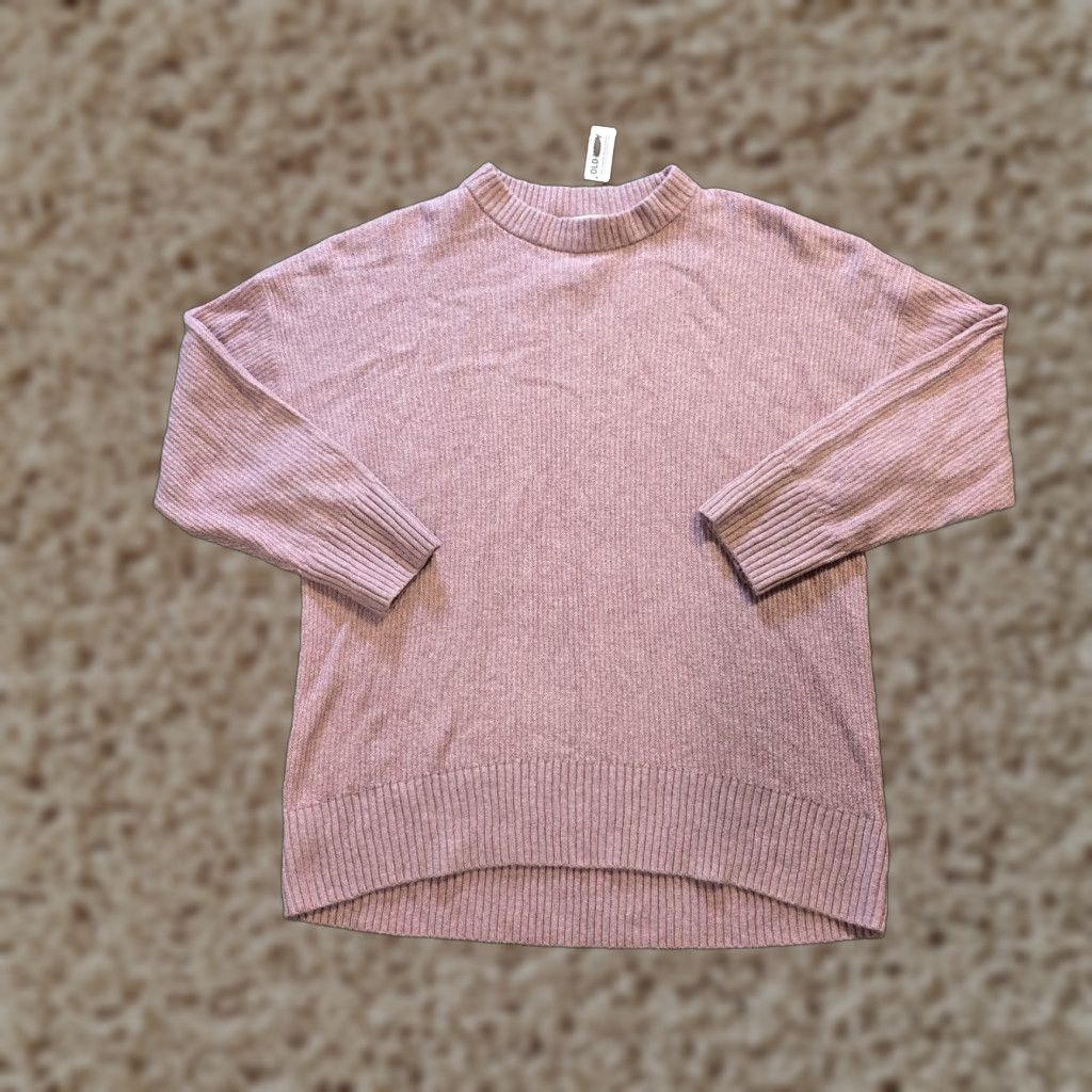 Old Navy Old Navy Sweater Womens XL Pink So Soft Knit High Neck Long Sleeve Casual Pullover Stretch Knit Size XL / US 12-14 / IT 48-50 - 1 Thumbnail