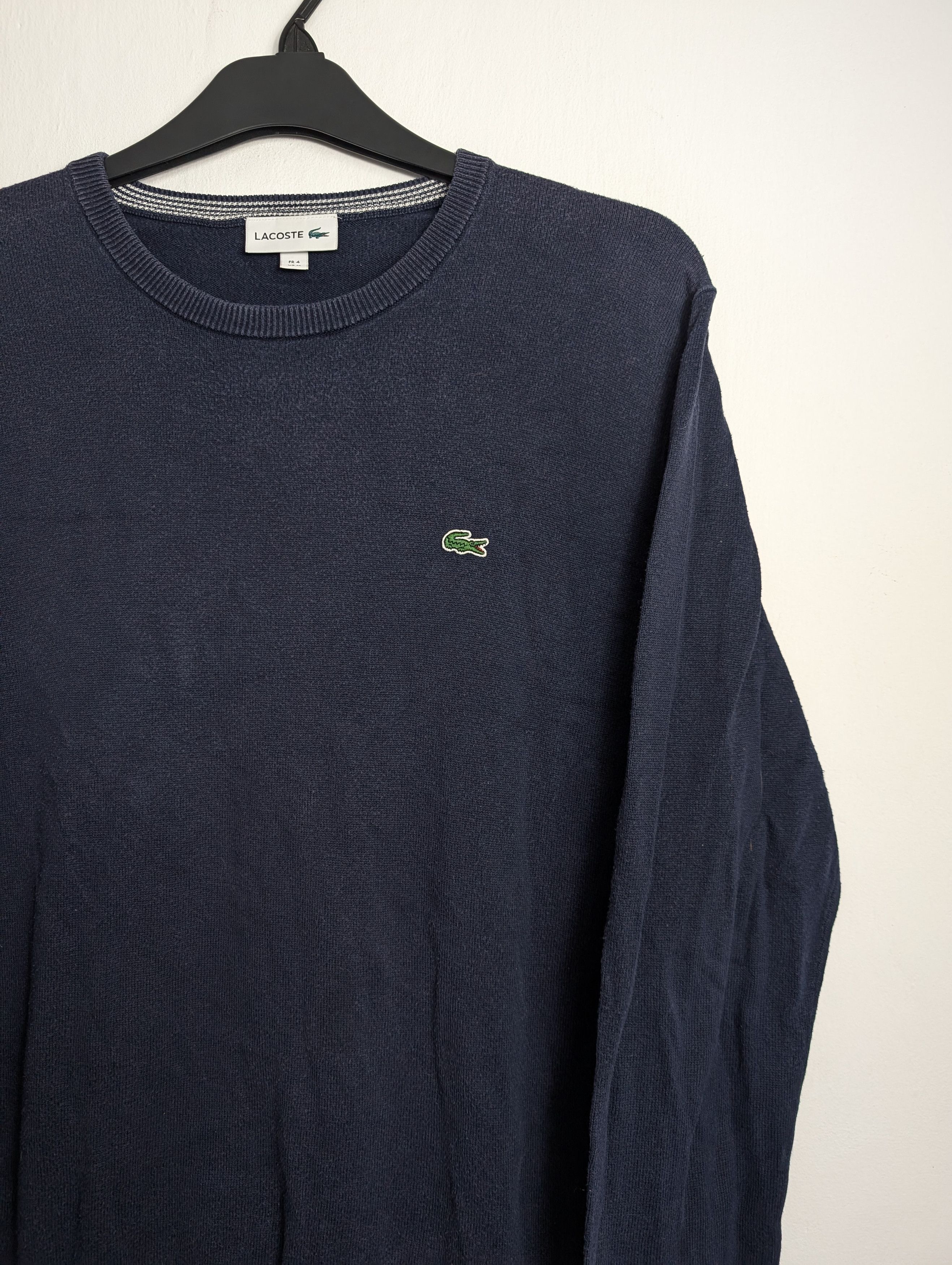 Lacoste Lacoste Crewneck Jumper Cotton Knit Pullover Crocodile Size US M / EU 48-50 / 2 - 2 Thumbnail