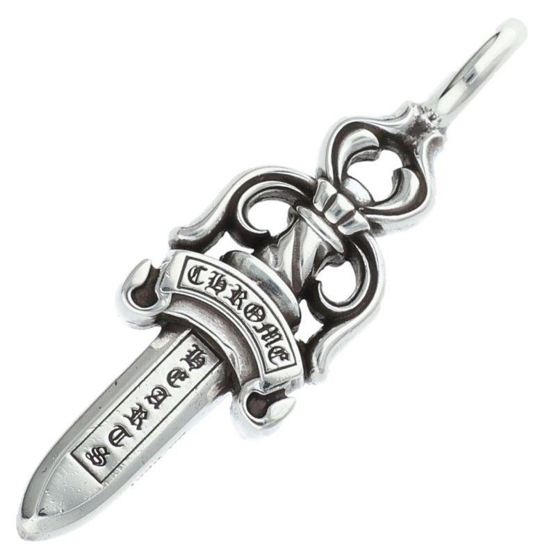 Chrome Hearts Double Dagger Pendant Necklace
