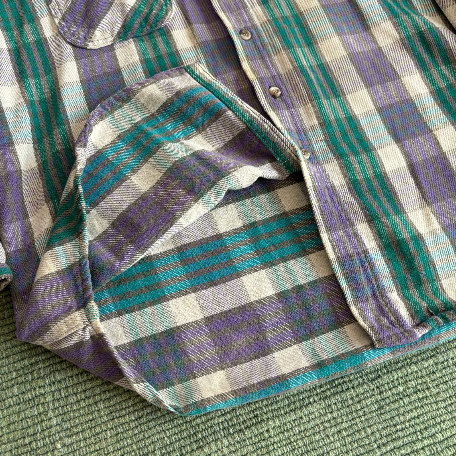 Vintage Vintage Thick Cotton Mighty Mac Plaid Flannel Shirt Sz XL Size US XL / EU 56 / 4 - 7 Thumbnail