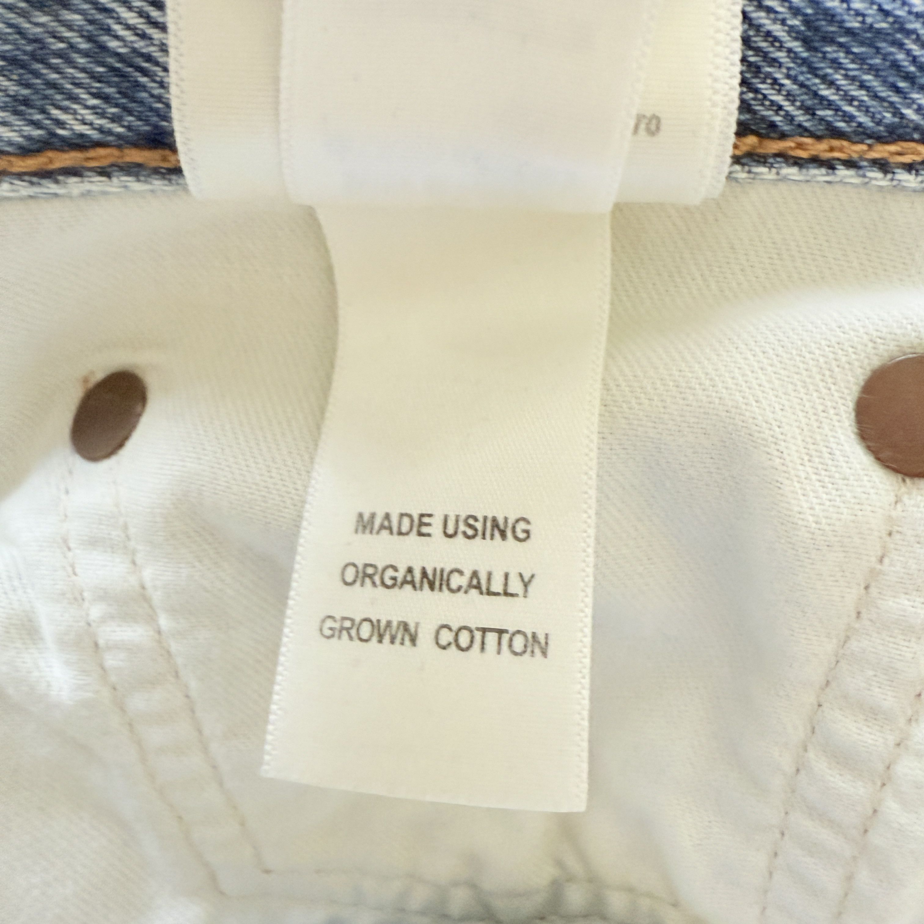 Agolde AGOLDE Riley High Rise Straight Crop Jean Distressed Cotton Size 32" / US 10 / IT 46 - 7 Thumbnail