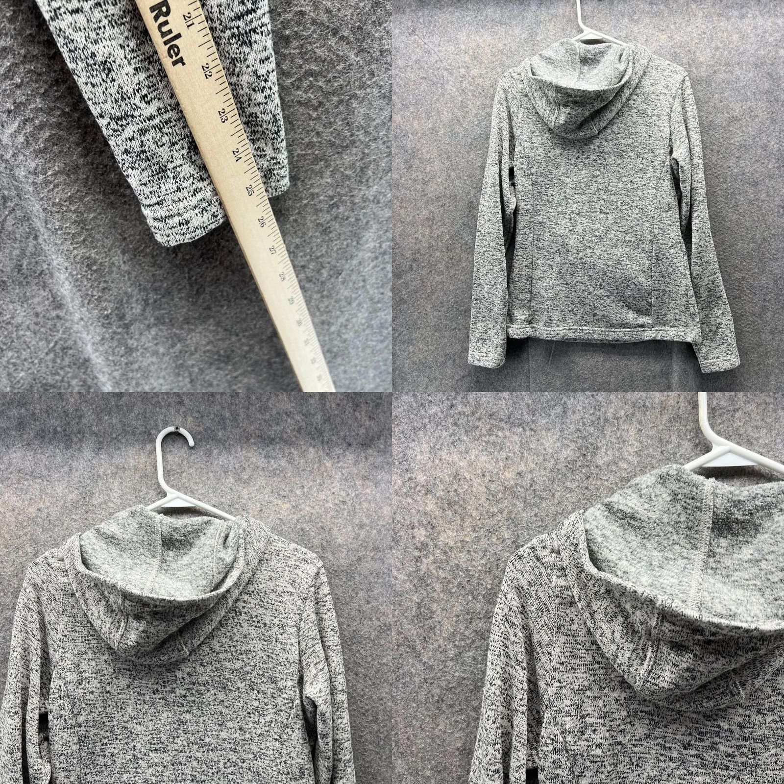 Vintage VINTAGE? No. Columbia Sweater Women S Heather Gray Pullover Fleece Hooded Logo Casual Size S / US 4 / IT 40 - 8 Thumbnail
