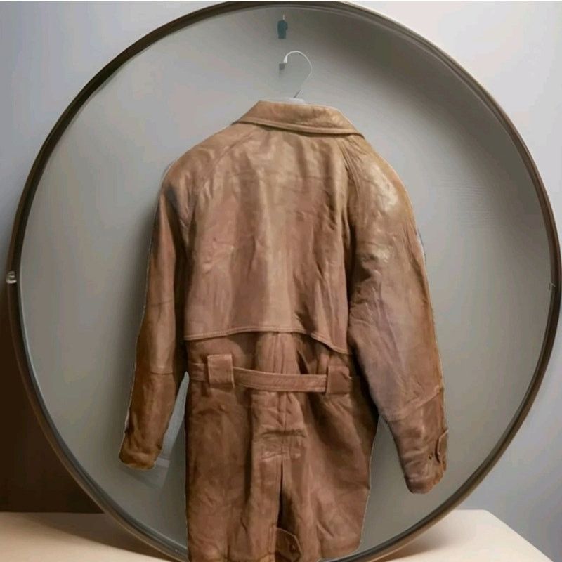 Other Laurence Roy Sheepskin Leather Coat Mens Jacket vintage 3/4 Size US M / EU 48-50 / 2 - 2 Thumbnail