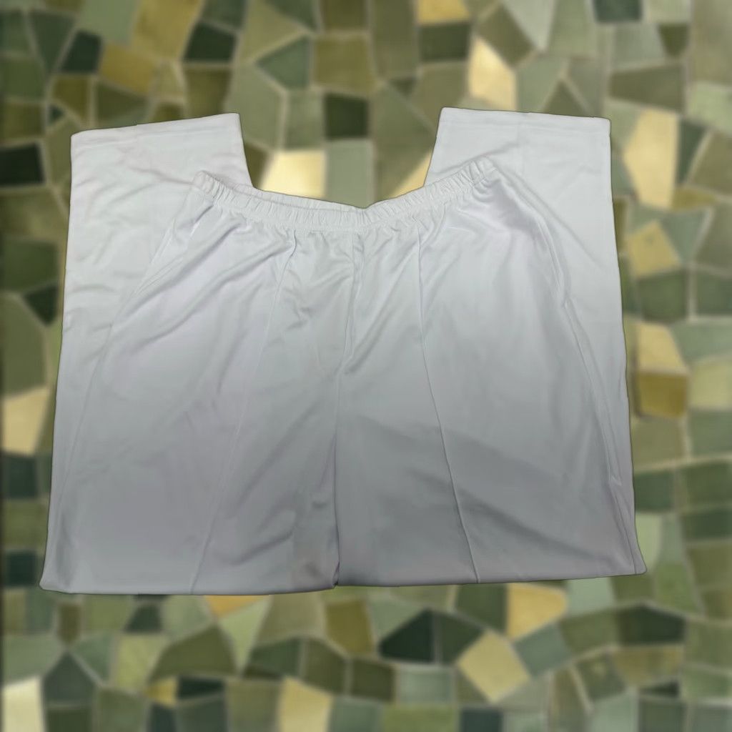 Vintage Anthony Richards Womens Pants Misses White Size 18 Elastic Waist Size 40" / US 18 - 1 Thumbnail