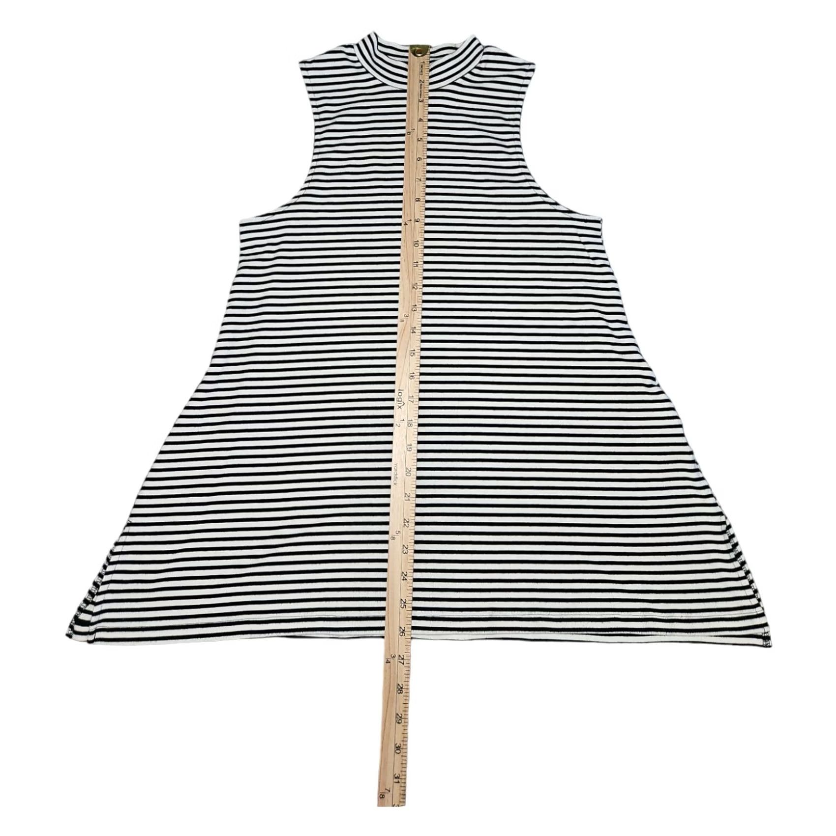 Mossimo Mossimo Tunic Top Women Size M Sleeveless Striped Collar Pullover Blouse Sprin Summer Colorful Size M / US 6-8 / IT 42-44 - 3 Thumbnail