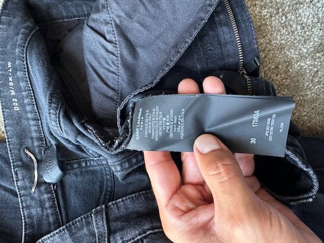 Yves Saint Laurent D02 SKINNY JEANS SAINT LAURENT Size US 30 / EU 46 - 4 Thumbnail