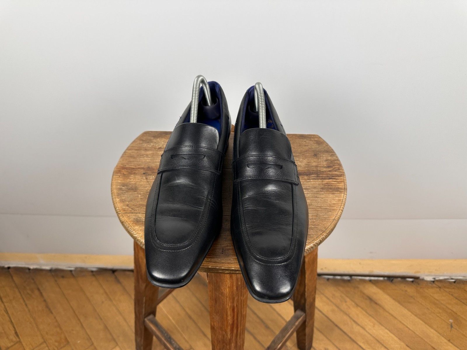 Ted Baker Ted Baker Black Leather Slip On Loafer Shoe Size US10 Size US 10 / EU 43 - 4 Thumbnail