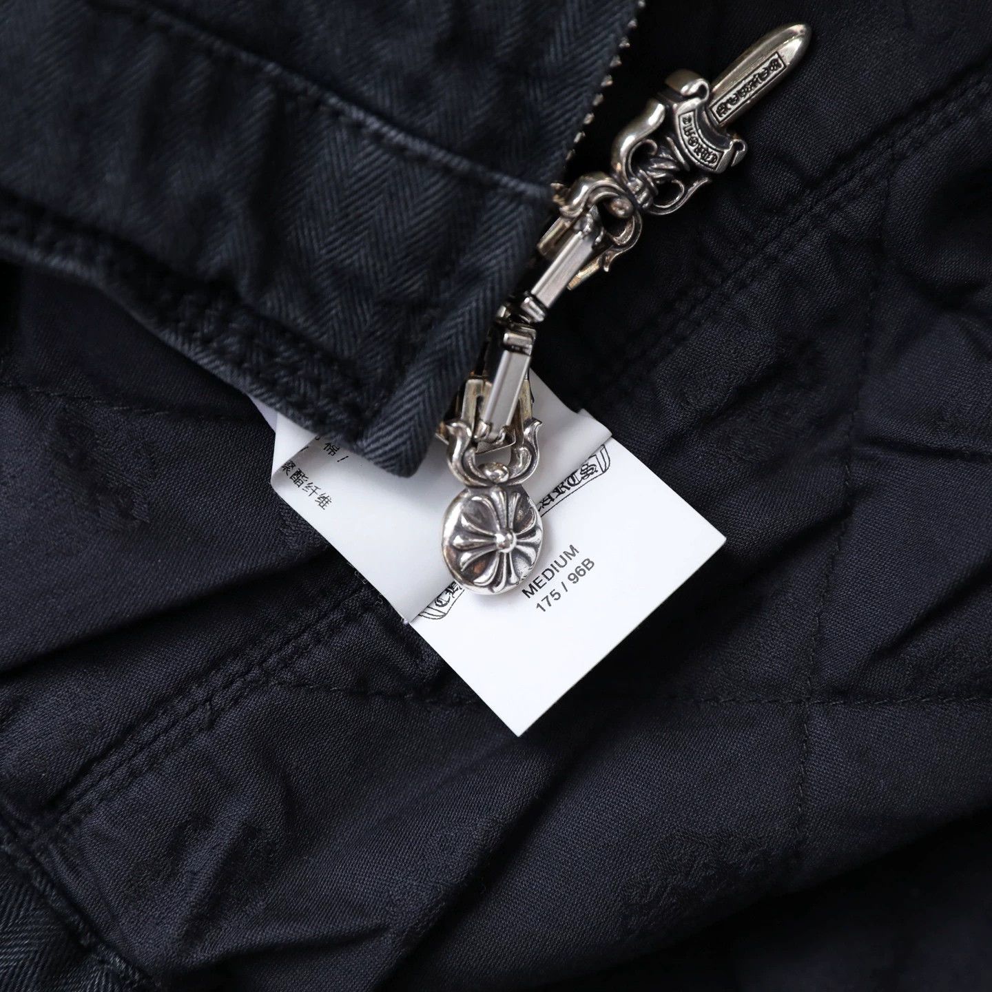 Chrome Hearts chrome hearts black houndstooth jacket Size US M / EU 48-50 / 2 - 5 Thumbnail