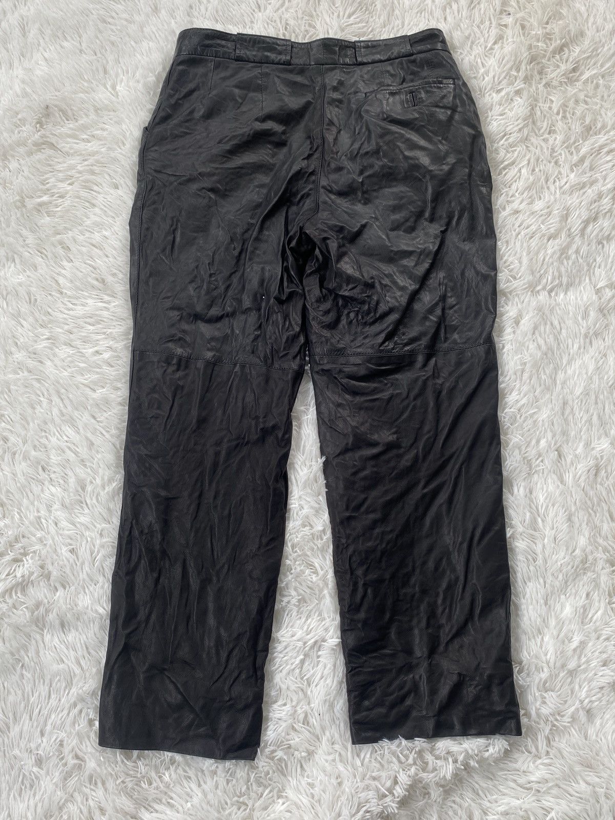 Dior 🔥BINDING Now 🔥 Vintage Dior Leather pants Size US 30 / EU 46 - 9 Thumbnail