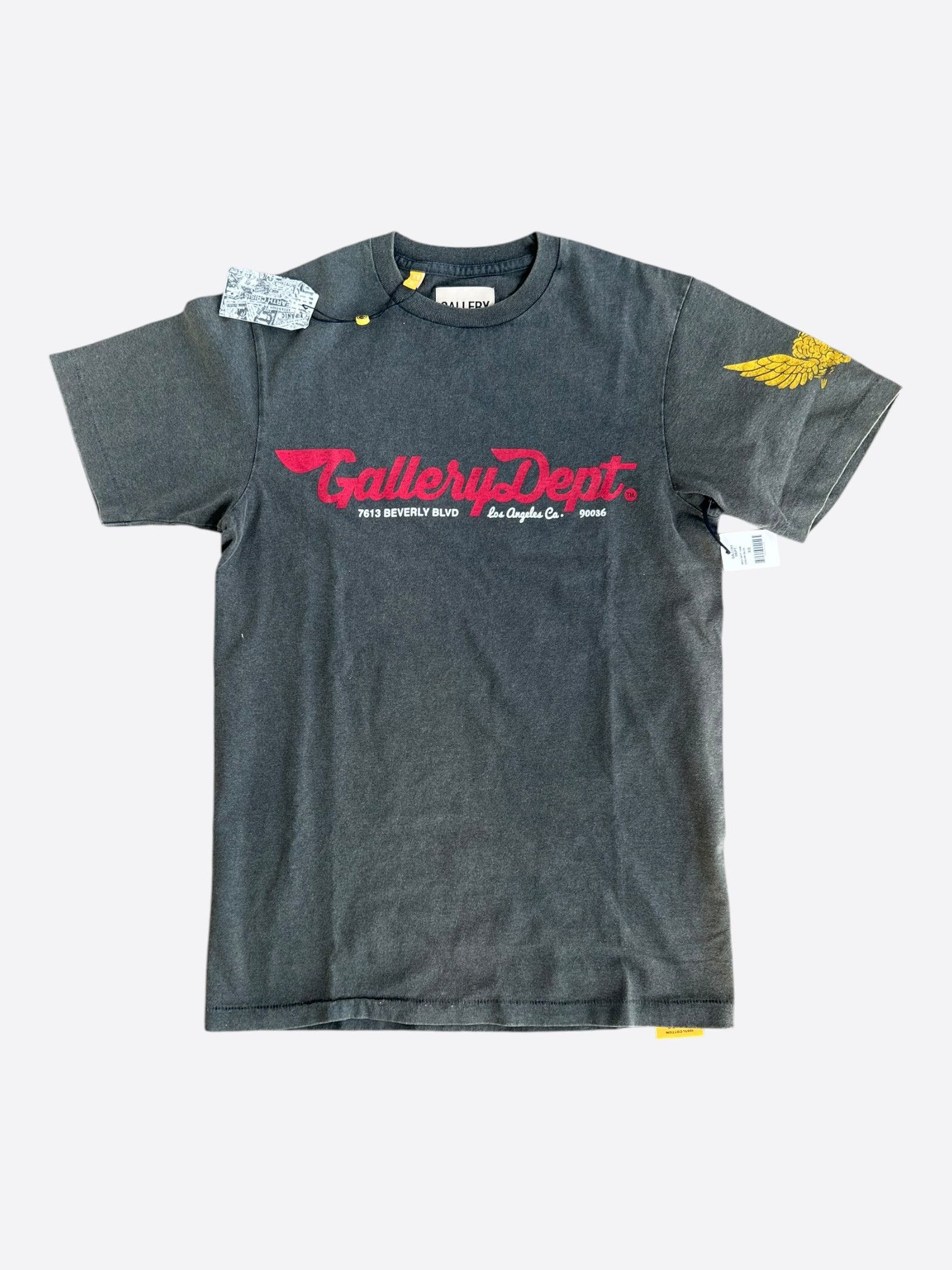 Gallery Dept. Gallery Dept Faded Black & Red Mechanic T-Shirt Size US XS / EU 42 / 0 - 1 Thumbnail