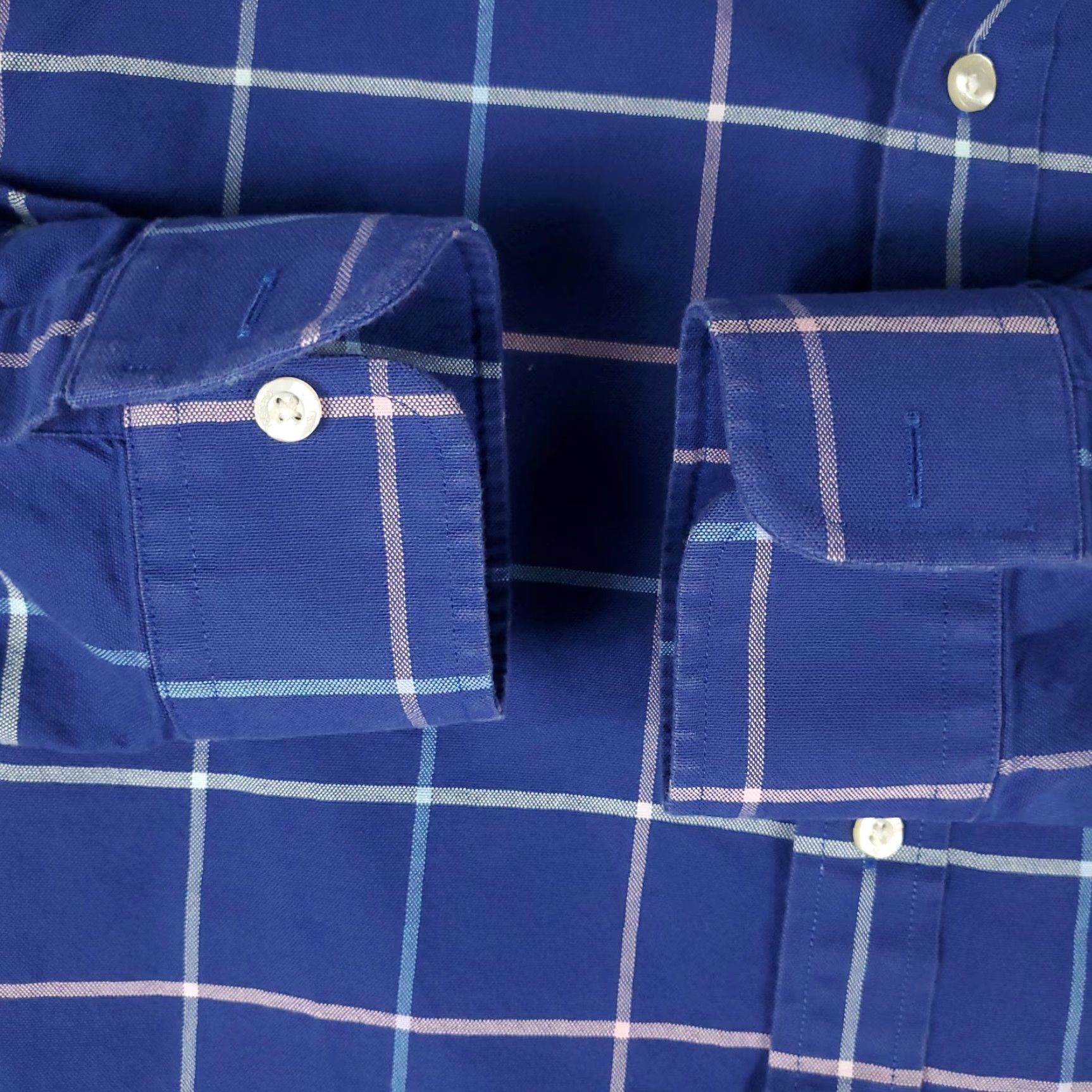 Vineyard Vines Vineyard Vines Shirt Mens Large Blue Check Slim Fit Casual Button Up Long Sleeve Size US L / EU 52-54 / 3 - 3 Thumbnail