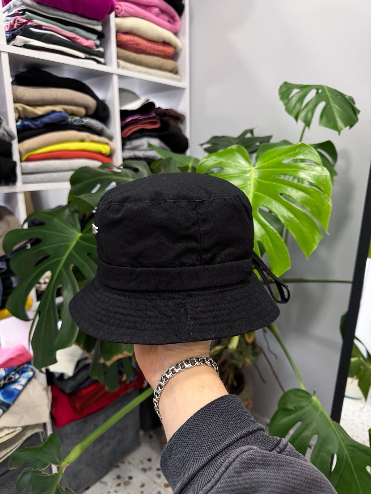Jacquemus Jacquemus black bucket hat size 58(one size) Size ONE SIZE - 3 Thumbnail