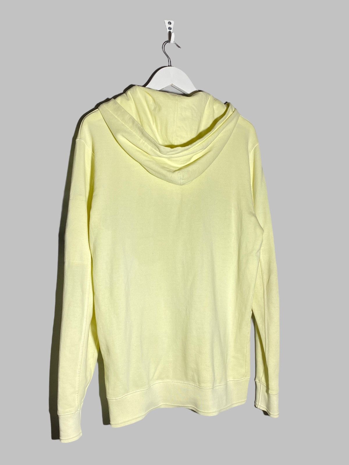 C.P. Company C.P Company Lens Cotton Fleece Resist Dyed Hoodie Yellow Size US M / EU 48-50 / 2 - 2 Thumbnail