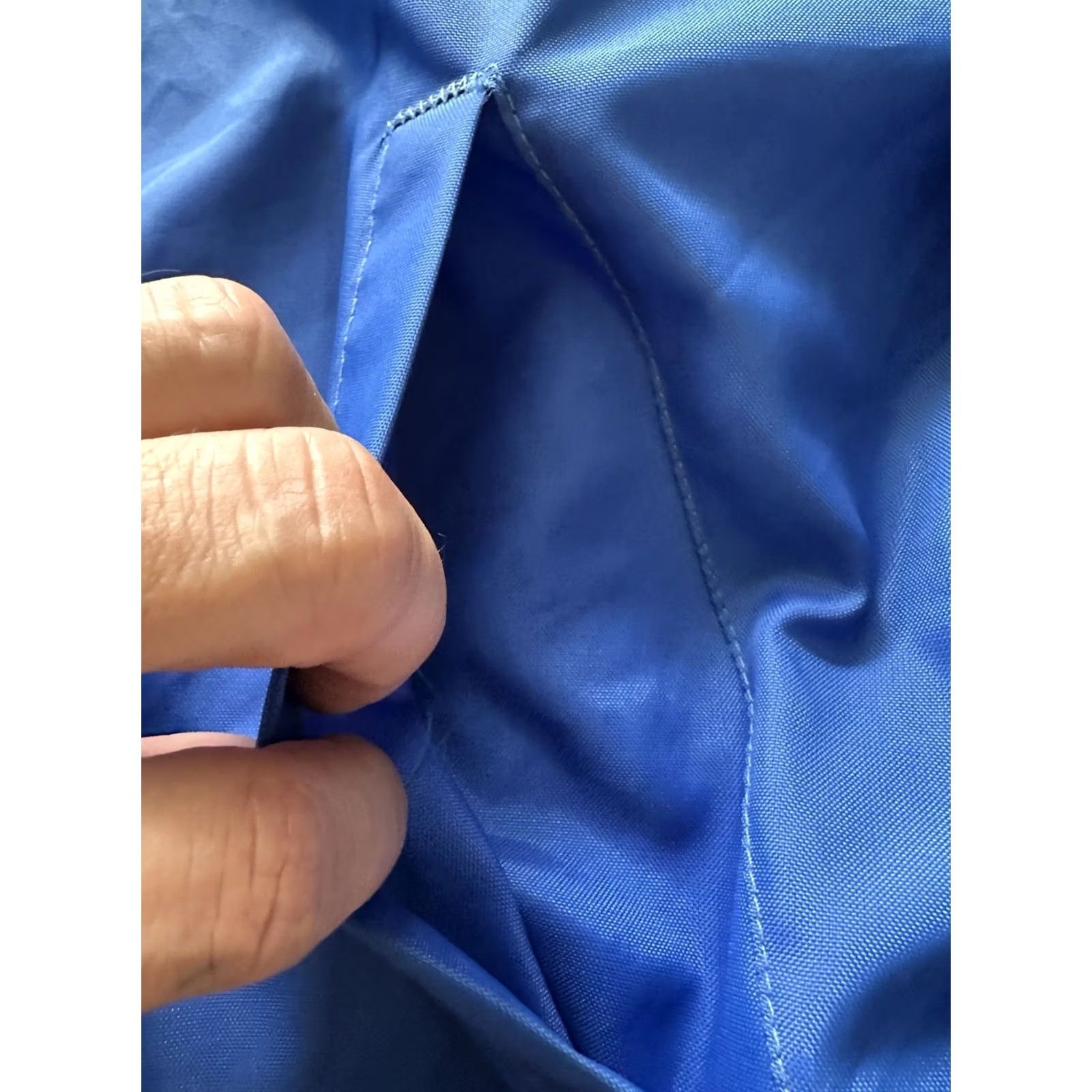 Vintage VINTAGE Swingster Jacket 80s Bomber Satan Satin Blue Mens L Packable All Seasons - 24.5" Chest 27" Length Size US L / EU 52-54 / 3 - 6 Thumbnail