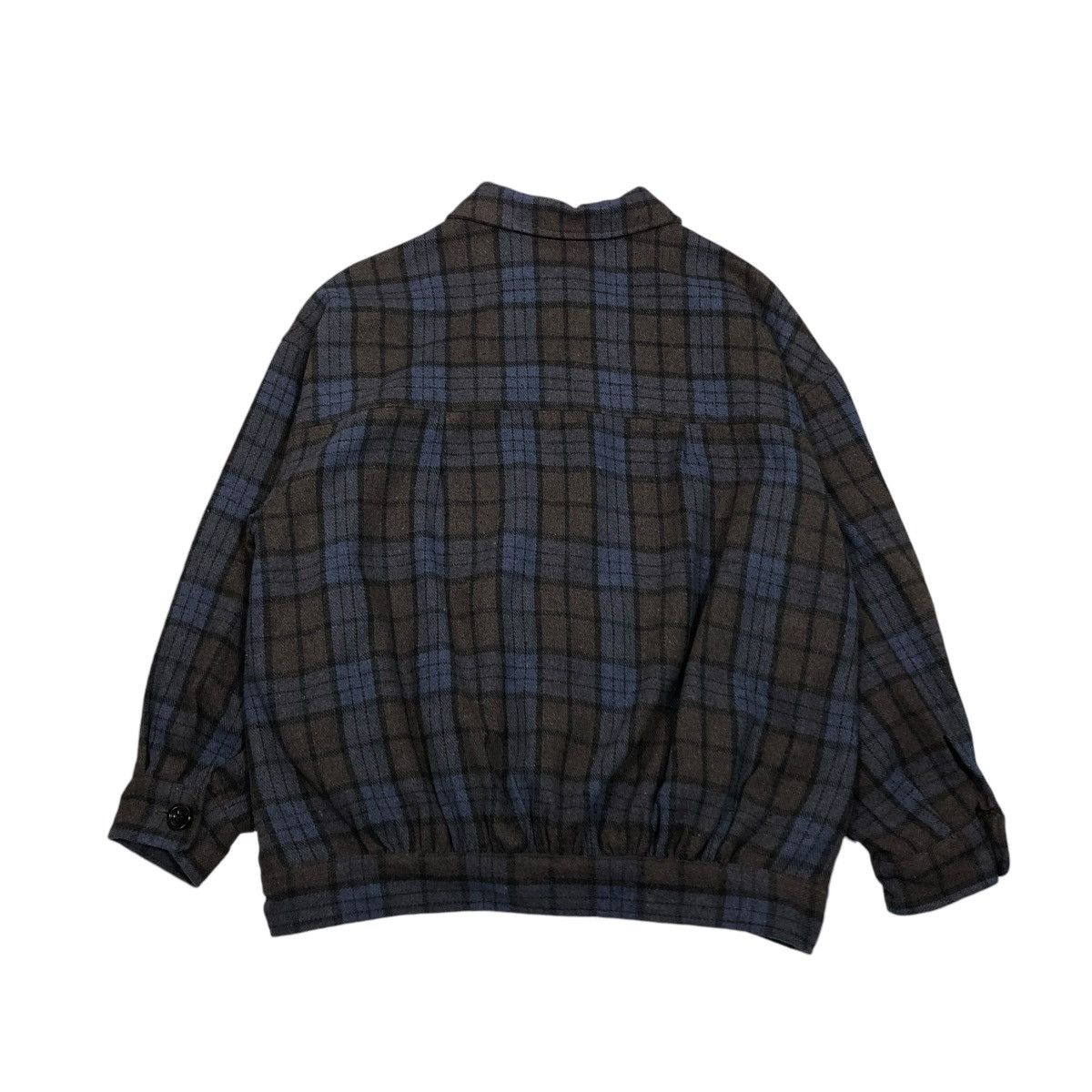 Flannel 🔥VINTAGE FLANNEL JACKET HEATHER TARTAN DESIGN ISSEY MIYAKE Size US M / EU 48-50 / 2 - 2 Thumbnail