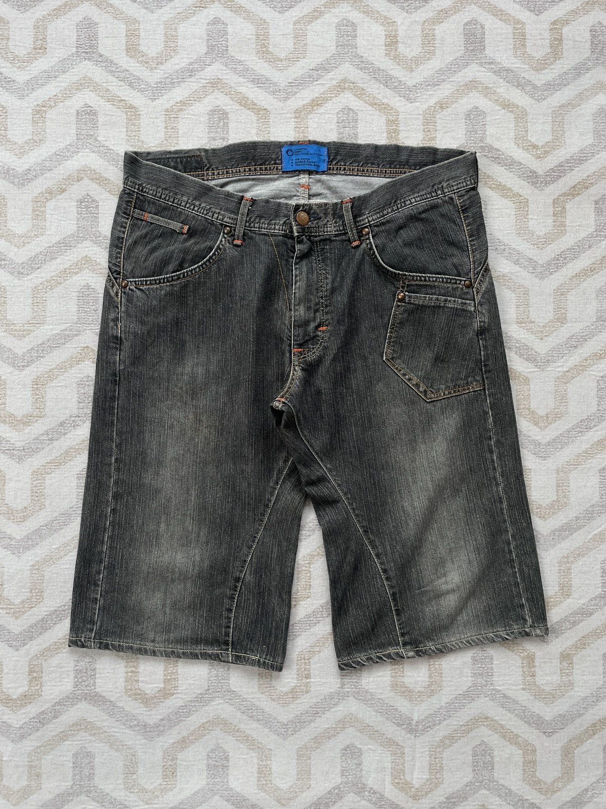 Edwin × Japanese Brand × Jean Edwin E-Function Short Jeans Size US 38 / EU 54 - 2 Thumbnail