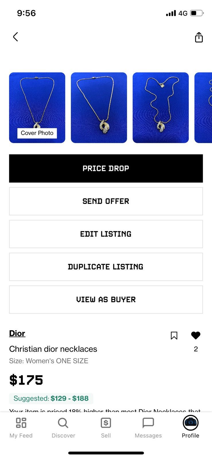Dior 🔥WITH FREEGIFT🔥One Set Christian dior accessories Size ONE SIZE - 11 Thumbnail
