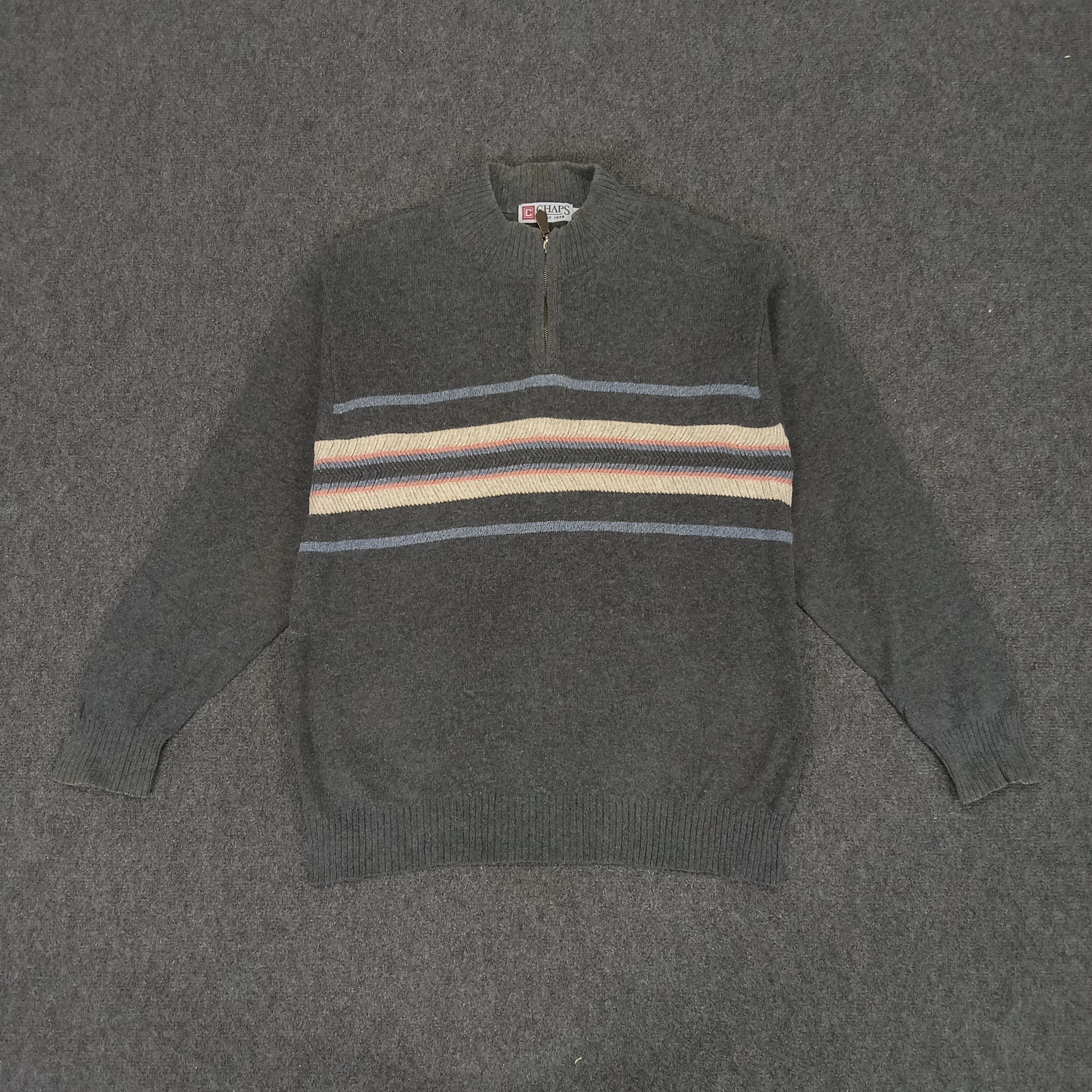 Chaps American Style Half Zipper Knitwear Sweater