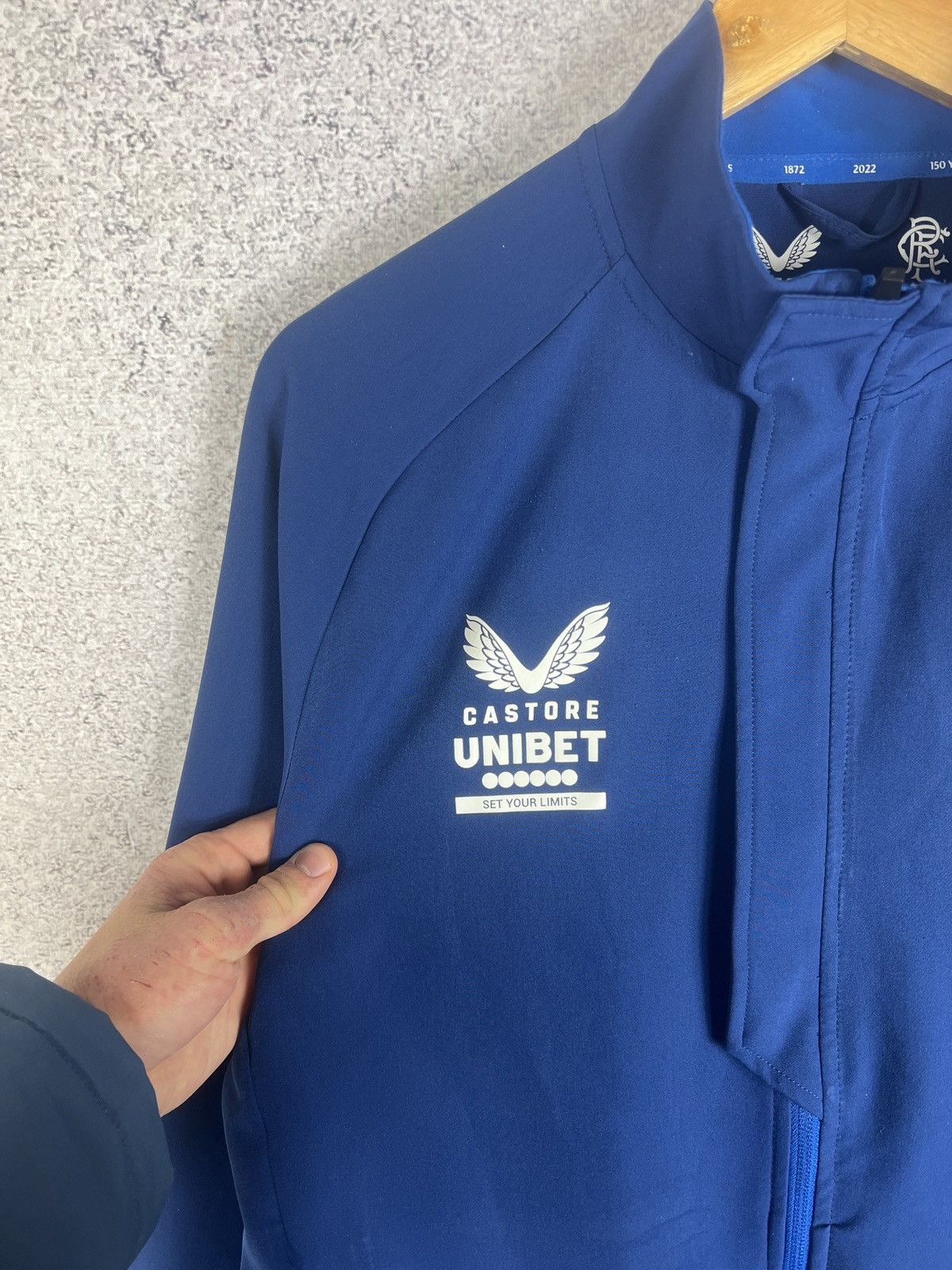 Castore FC Rangers 150Years Castore Soccer Track Jacket Football Kit Size US L / EU 52-54 / 3 - 4 Thumbnail