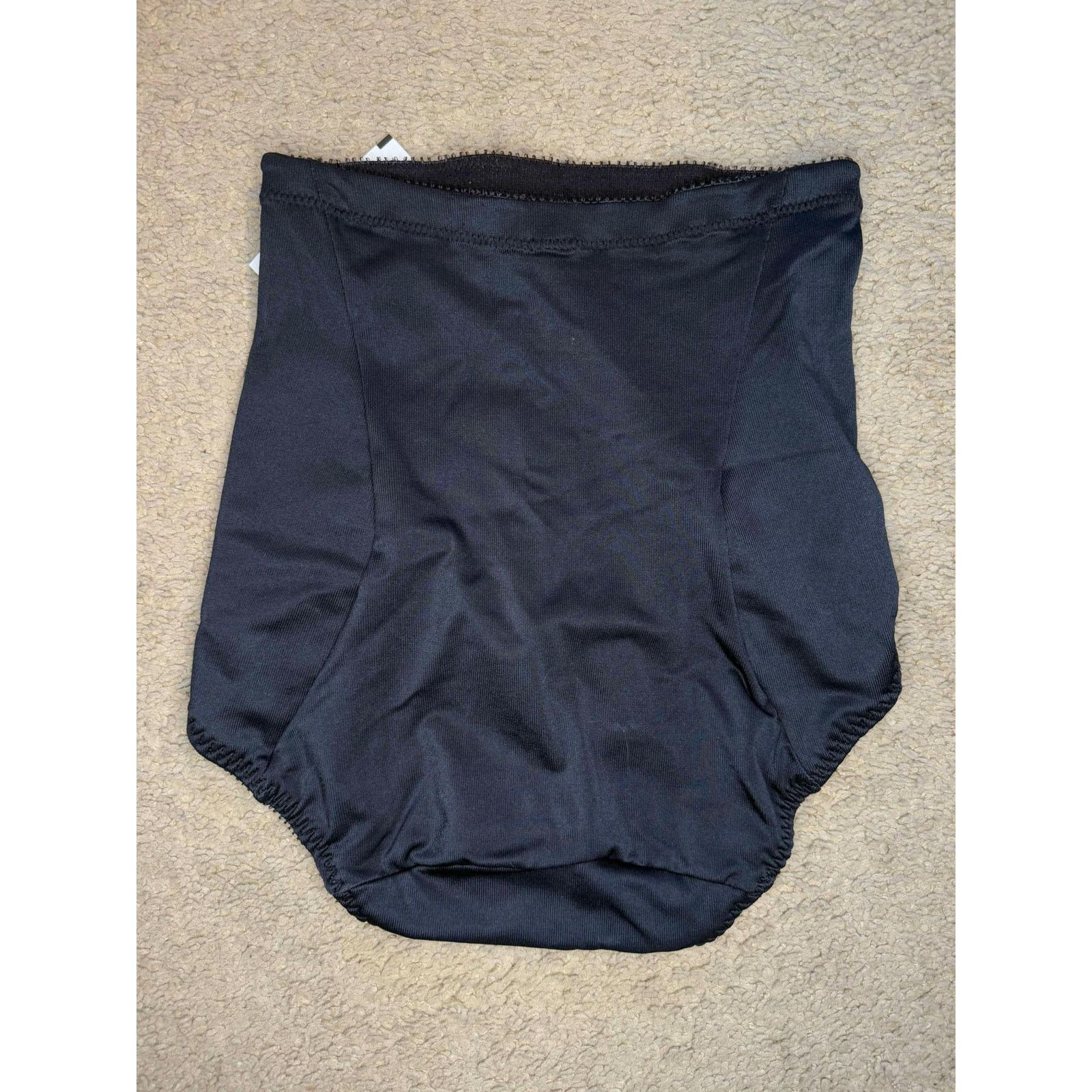Sears NWT Sears High Waisted Tummy Control Brief Underwear Black L Size ONE SIZE - 3 Thumbnail