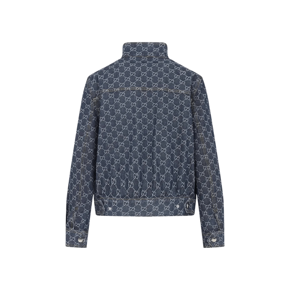 Gucci GUCCI Blue GG Denim Bomber Jacket New & Authentic Size M / US 6-8 / IT 42-44 - 2 Thumbnail