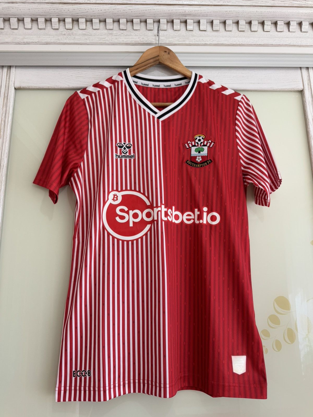 Hummel Southampton 2023-2024 Home Soccer Jersey Football Kit Shirt Size US S / EU 44-46 / 1 - 6 Thumbnail
