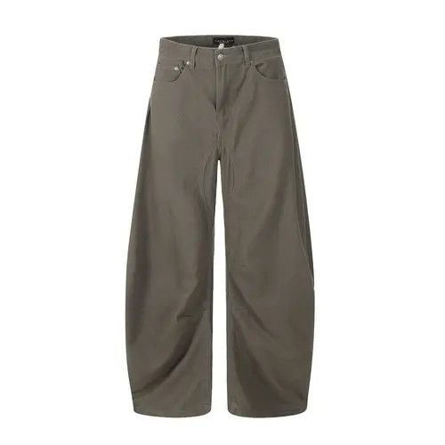 VIBE Retro men's versatile workwear loose wide-leg scimitar jeans Size US 32 / EU 48 - 1 Thumbnail