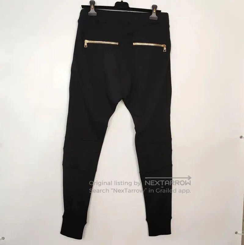 Balmain Balmain Black Cotton Casual Pants for Men . Size US 34 / EU 50 - 2 Thumbnail