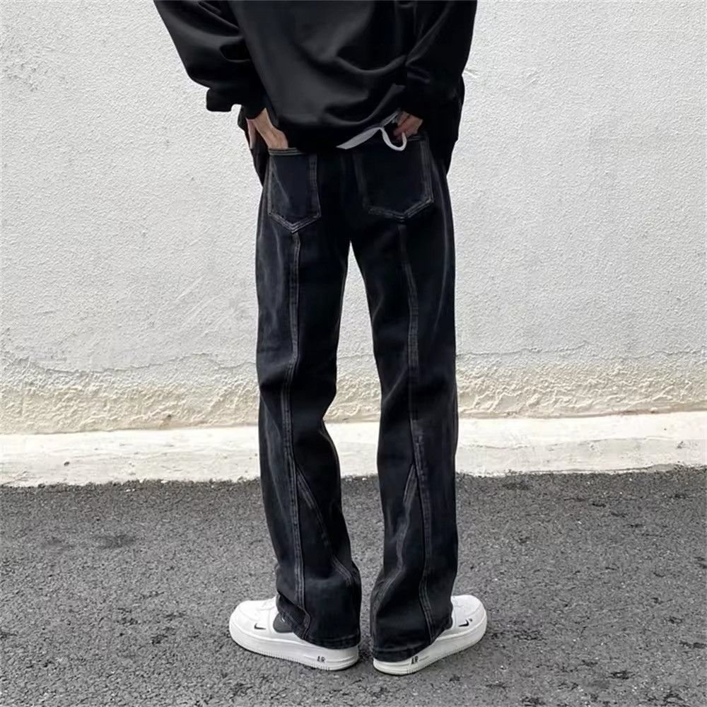Designer × Japanese Brand × Jean Patchwork Stitch Stacked Vintage Retro Jeans y2k Size US 30 / EU 46 - 3 Thumbnail