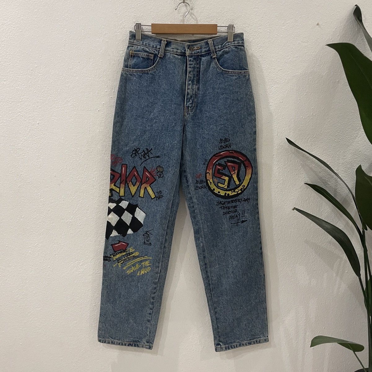 Japanese Brand Vintage Superior Skate Denim Jeans Size US 28 / EU 44 - 1 Thumbnail