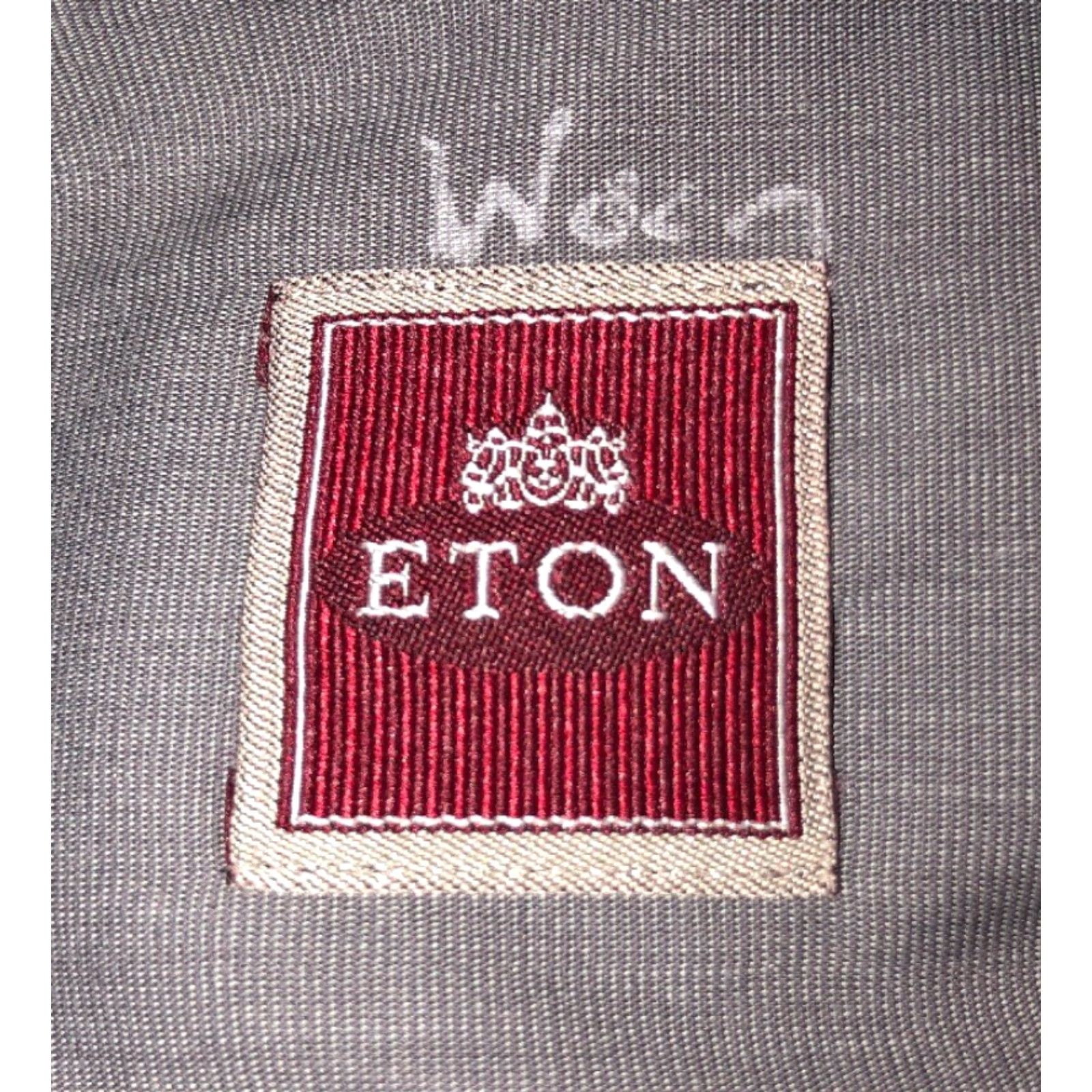 Eton Eton Shirt Gray Long Sleeve Button-Front Size M Mens Size US M / EU 48-50 / 2 - 5 Thumbnail