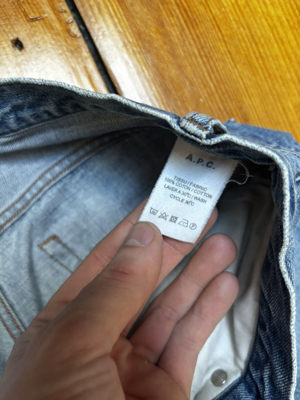 A.P.C. Apc low standard light denim wash jeans 30 Size US 30 / EU 46 - 3 Thumbnail