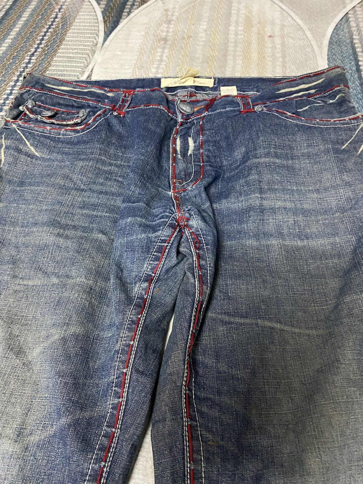 Jean × Vintage Vintage Laguna Beach Jeans Distressed Jean Boot Cut Made Usa Size US 42 / EU 58 - 4 Thumbnail