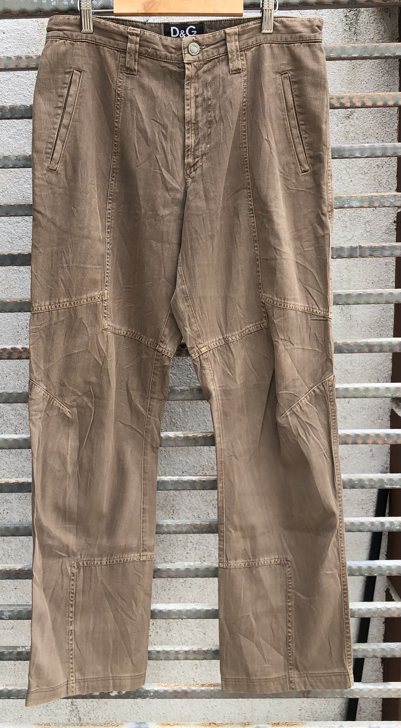 Dolce & Gabbana Vintage Dolce Gabbana Patchwork Slim pants Made In Italy Size US 31 - 3 Thumbnail