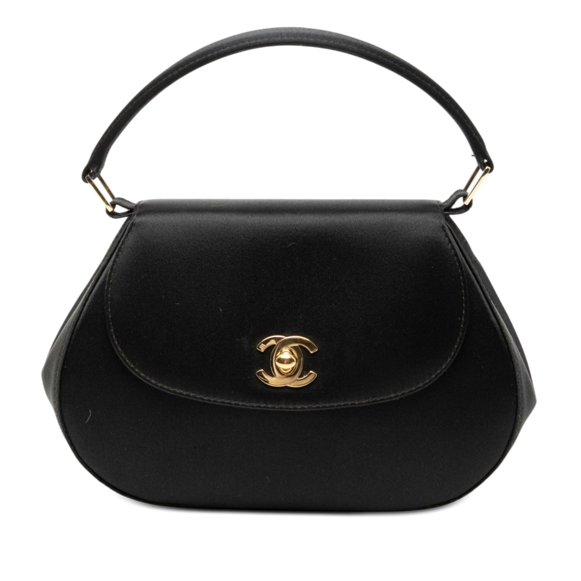 Chanel CC Satin Top Handle Flap Size ONE SIZE - 1 Thumbnail