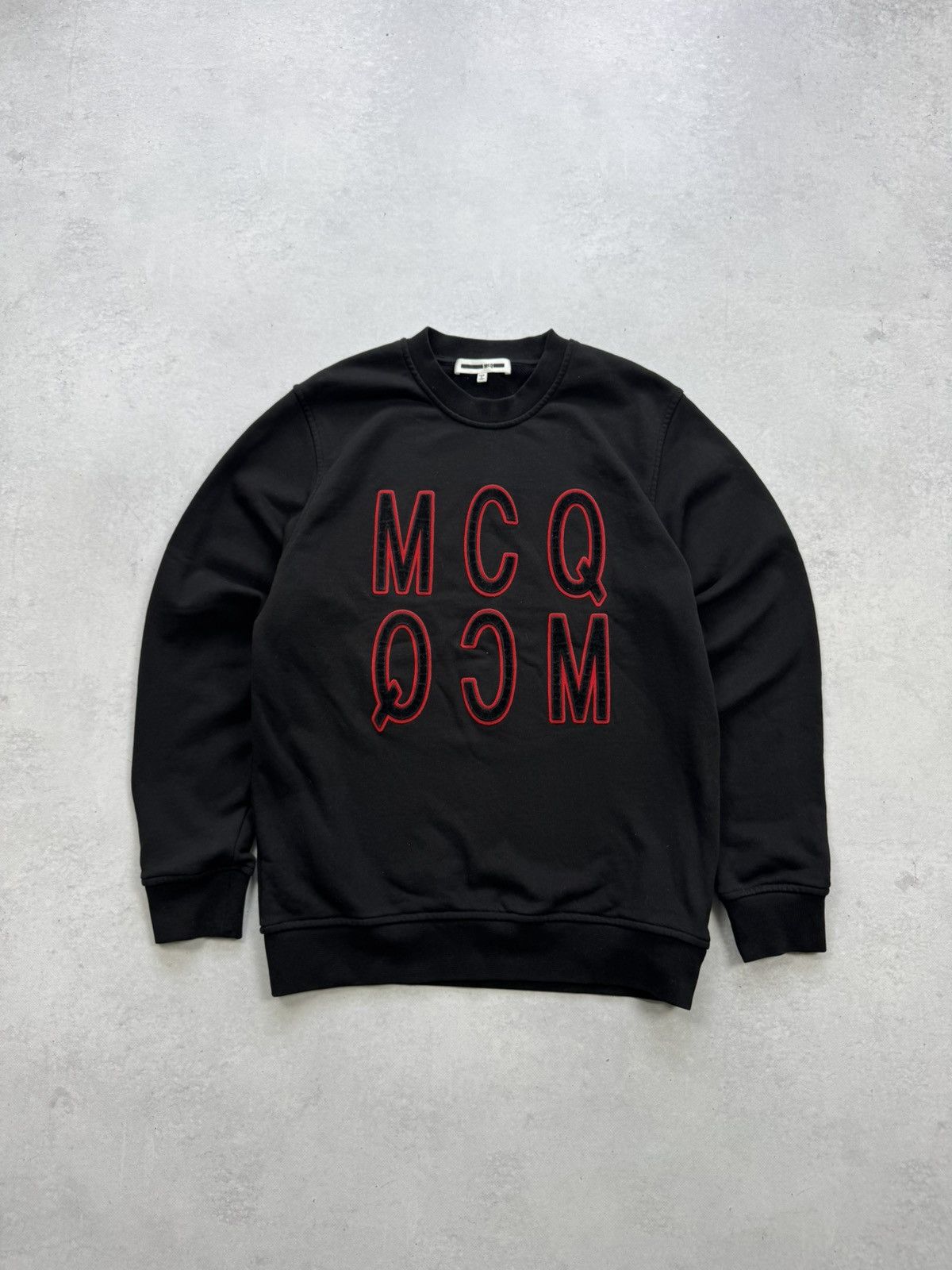 MCQ MCQ Alexander Mcqueen Black Crewneck Sweatshirt Size US L / EU 52-54 / 3 - 1 Thumbnail