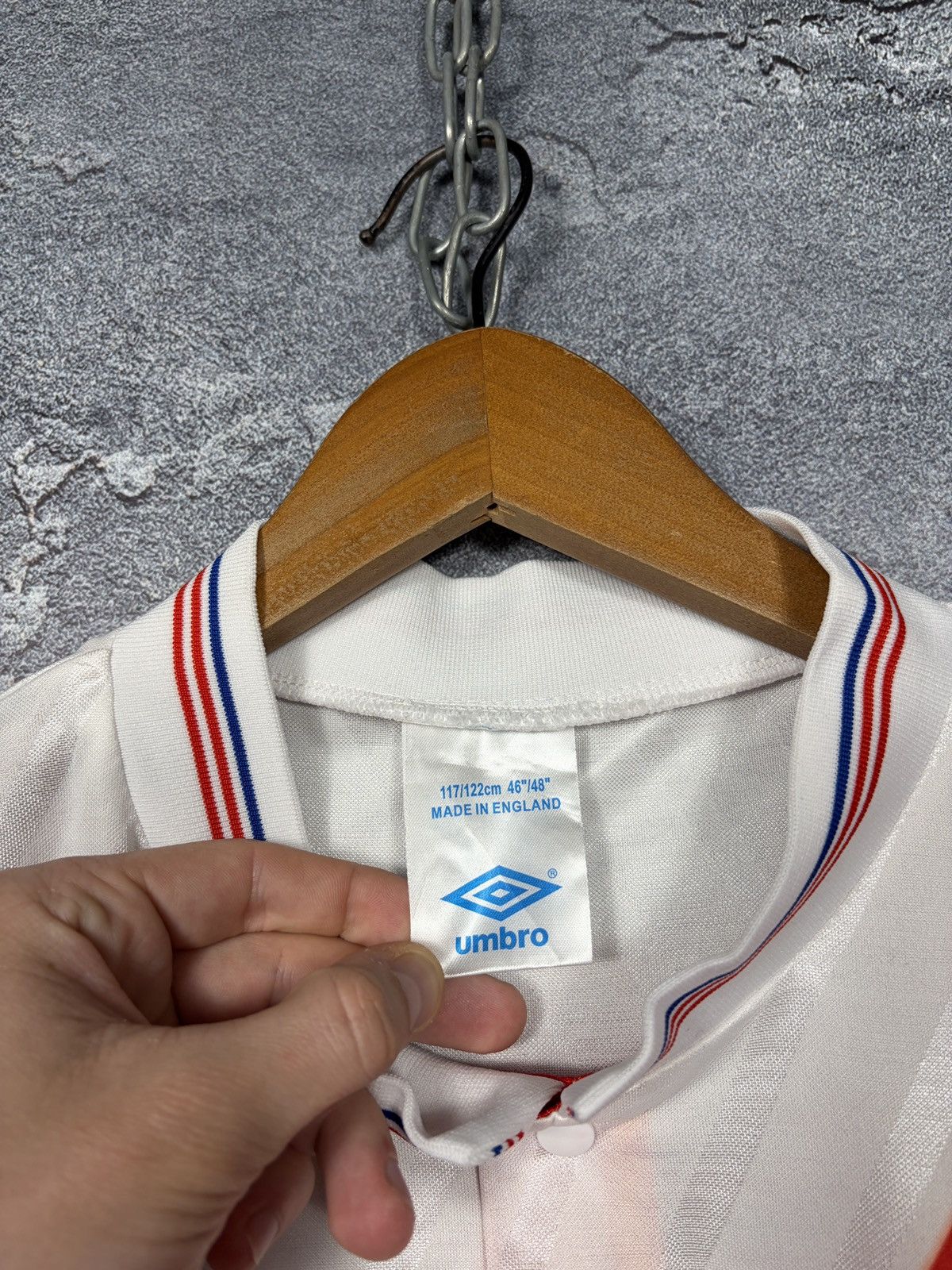 Umbro Vintage Umbro Glasgow Rangers 1987/88 Away T-shirt Jersey Size US L / EU 52-54 / 3 - 8 Thumbnail