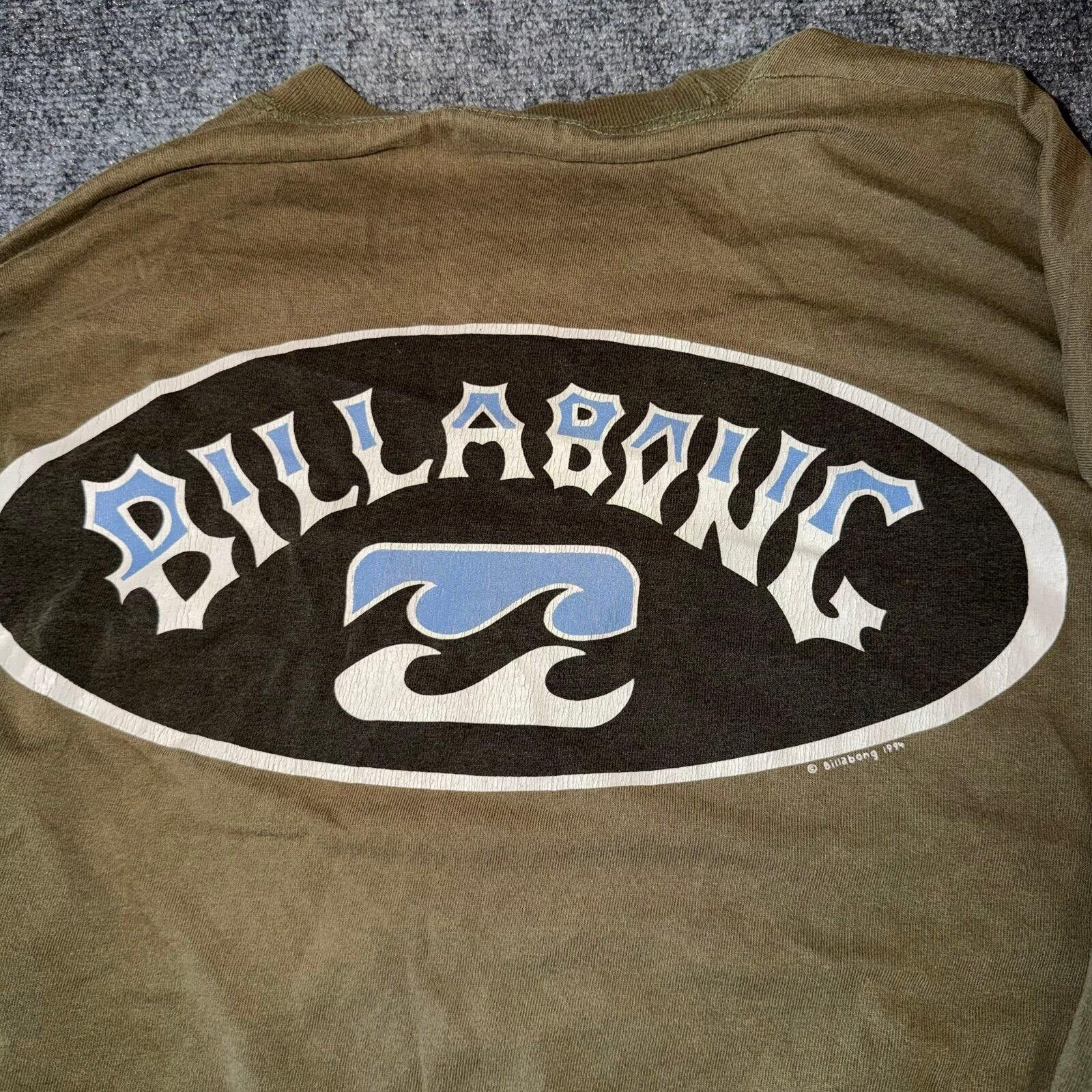 Billabong Billabong 1994 Made in USA Green Longsleeve Mens XL Vtg y2k Size US XL / EU 56 / 4 - 1 Thumbnail