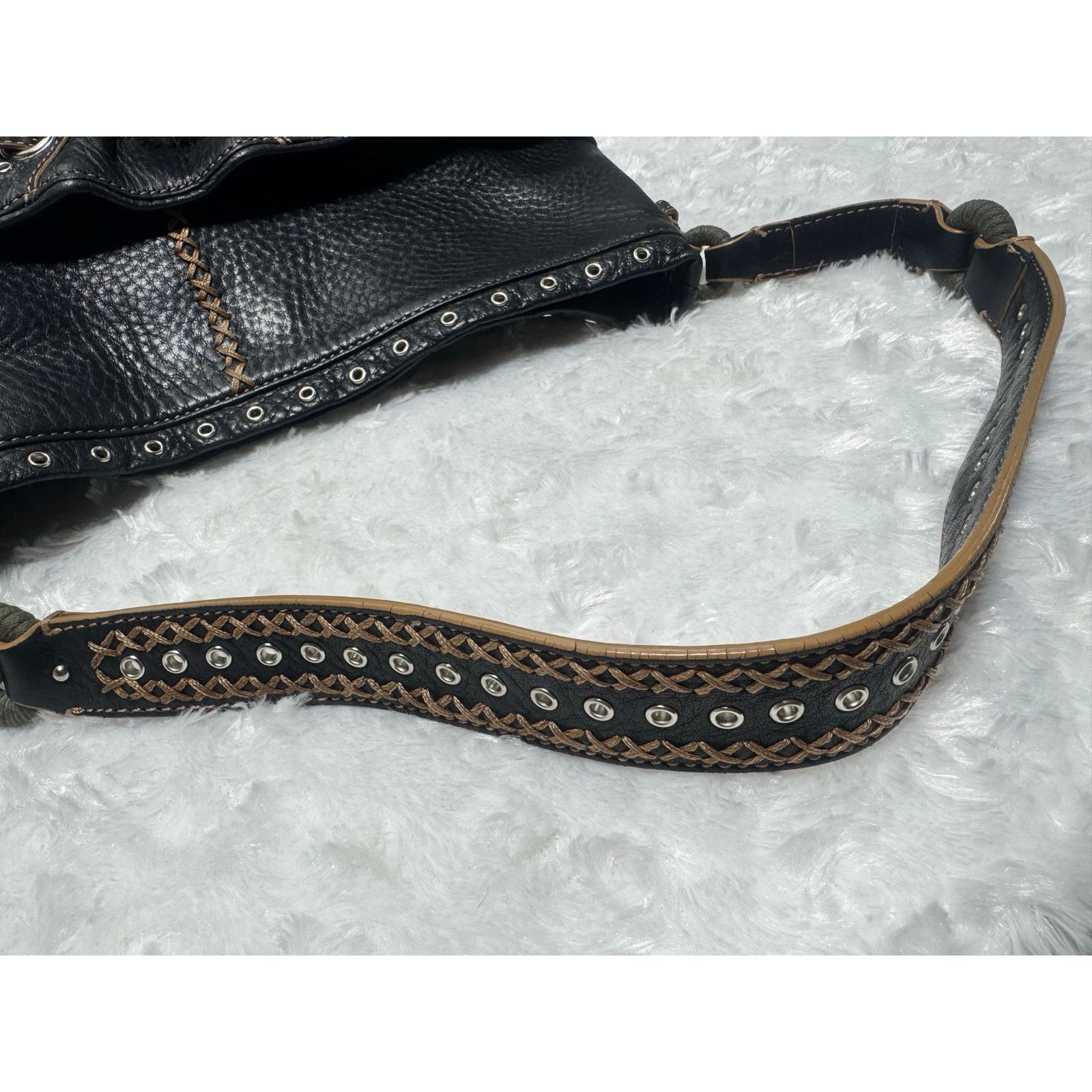 Cole Haan Authentic Louis Vuitton Alma Handbag Monogram Vernis SN4114 Size ONE SIZE - 11 Thumbnail