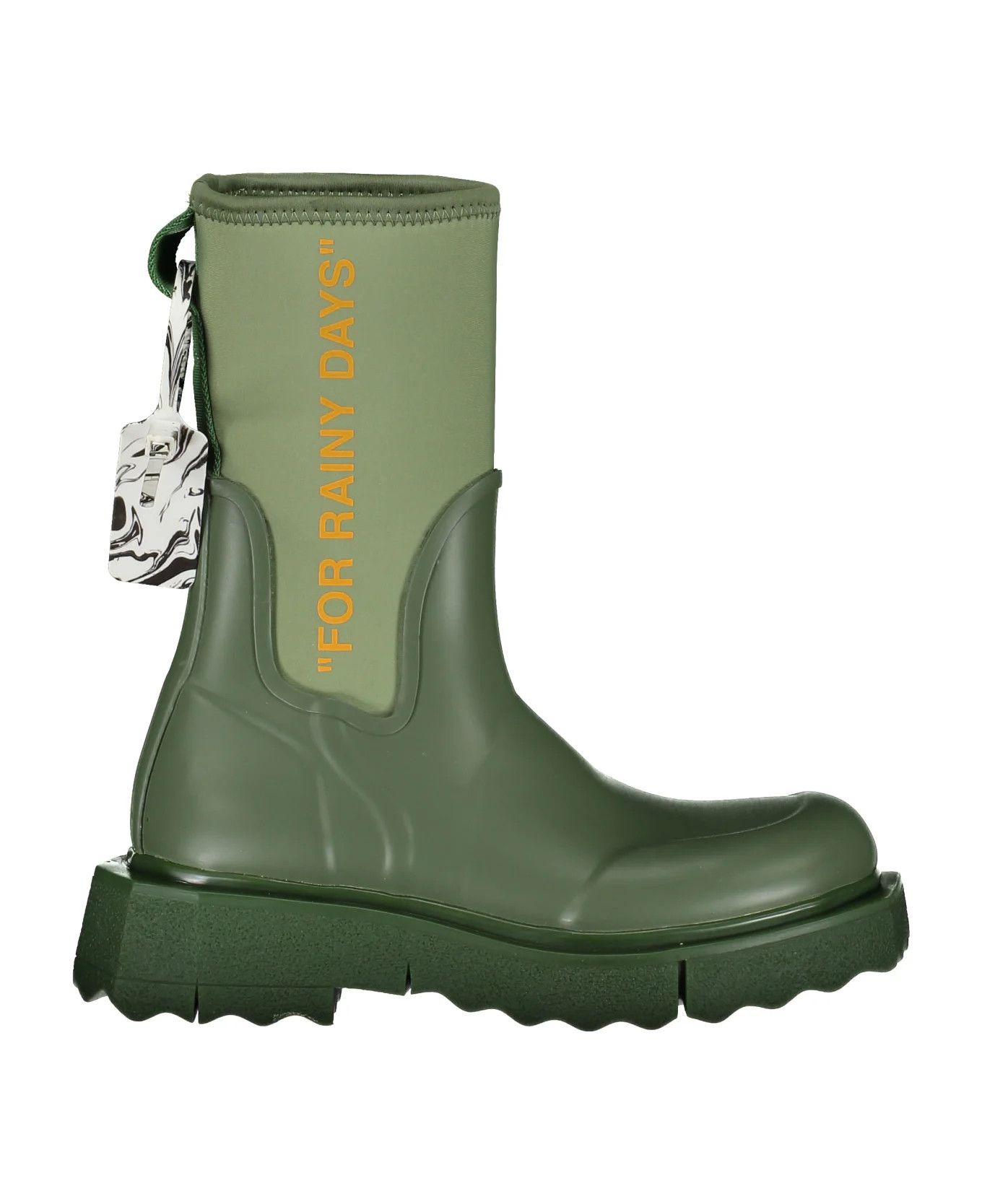 Off-White o1y1225 Ankle Boots in Military Green Size US 6 / IT 36 - 1 Thumbnail