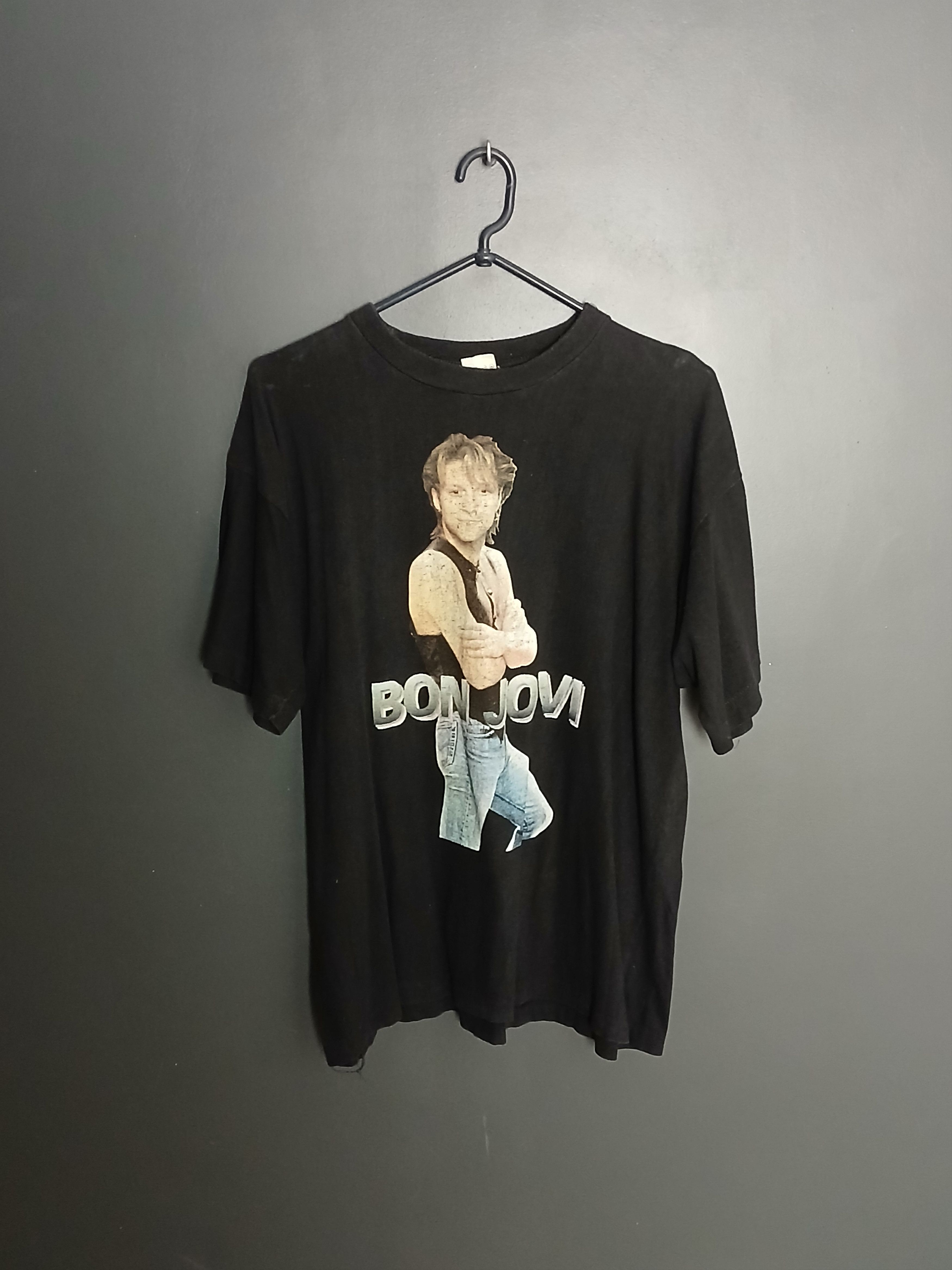 Band Tees × Bon Jovi × Vintage Vintage Bon Jovi Single Stitch T-Shirt Size US XL / EU 56 / 4 - 1 Thumbnail