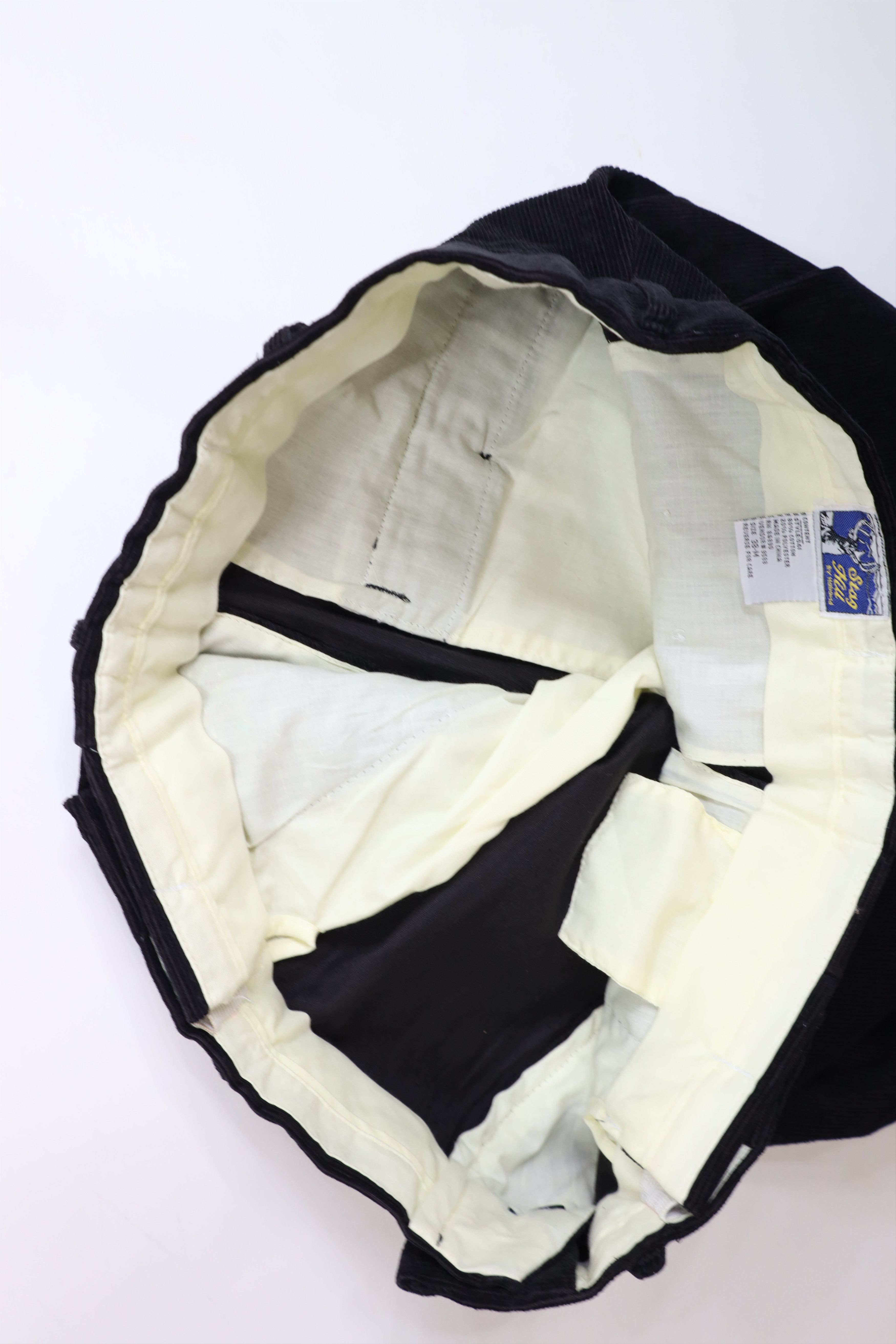 Vintage Vintage 90s Streetwear Wide Leg Corduroy Chino Pants Black Size US 38 / EU 54 - 8 Thumbnail