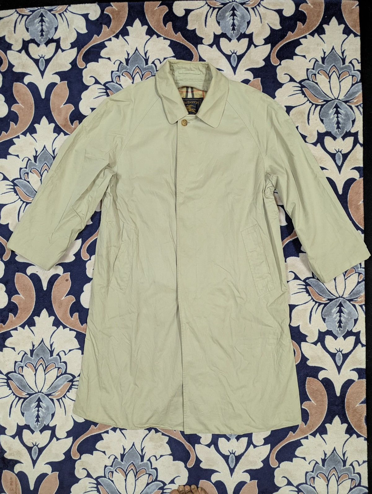 Burberry Burberry Overcoat Trench Jacket Size US L / EU 52-54 / 3 - 1 Thumbnail