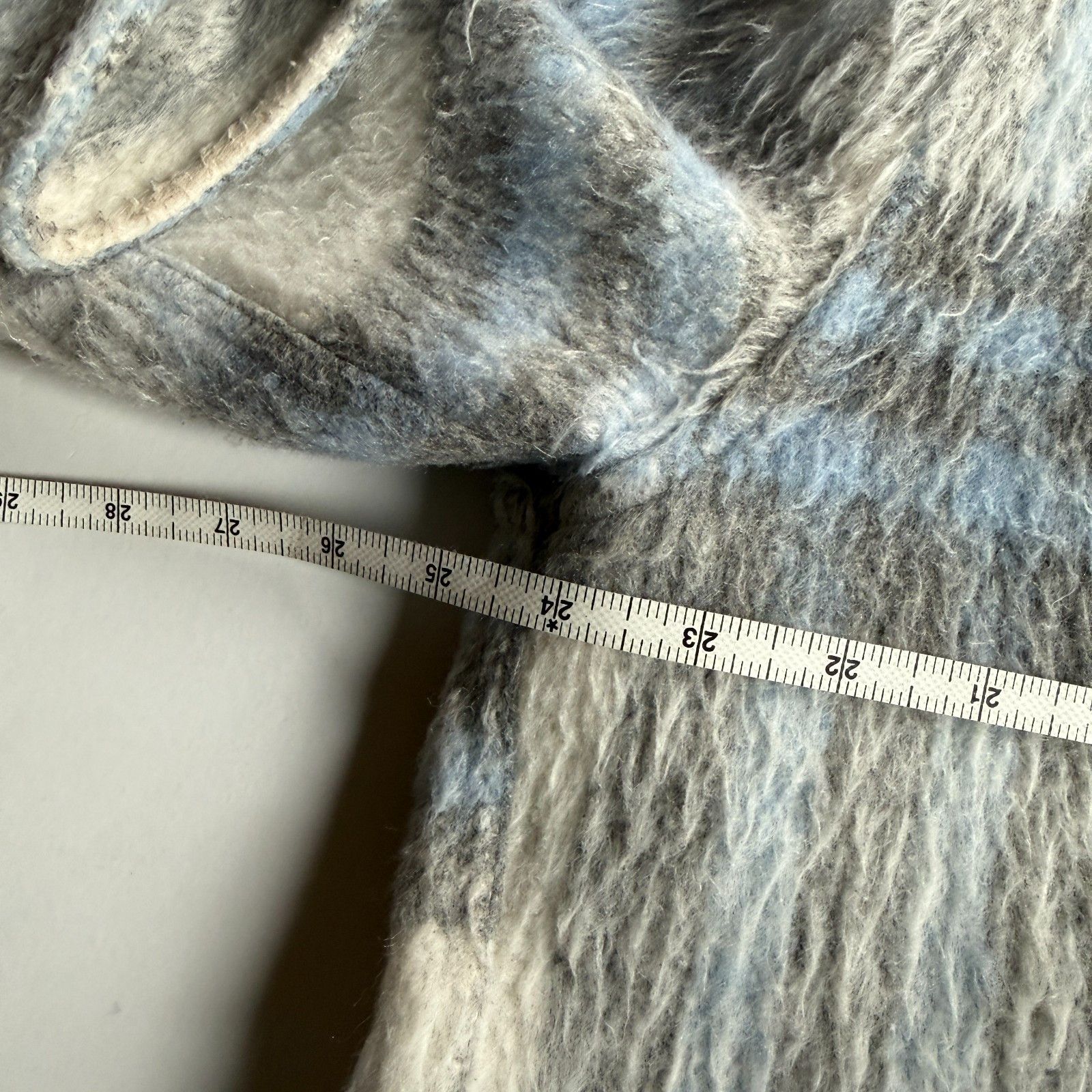 Banks Journal Banks Journal Blue Fuzzy Plaid Wool Blend Overshirt Jacket Size US M / EU 48-50 / 2 - 5 Thumbnail