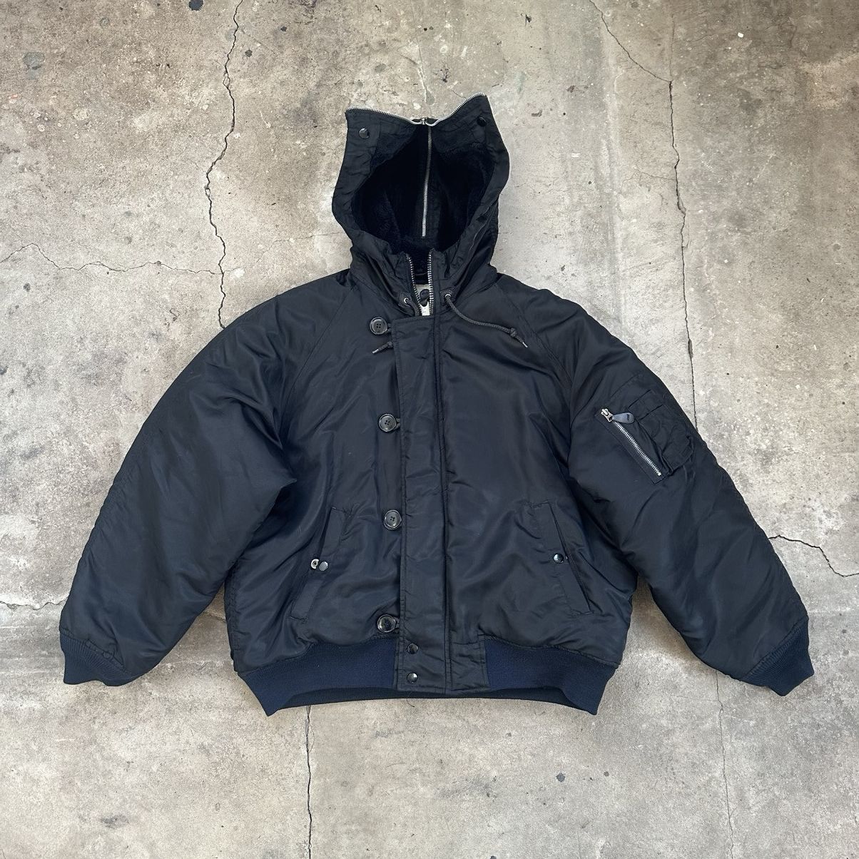 If Six Was Nine 2000s SEMS - Fur Hooded N3B Bomber Jacket Size US L / EU 52-54 / 3 - 1 Thumbnail